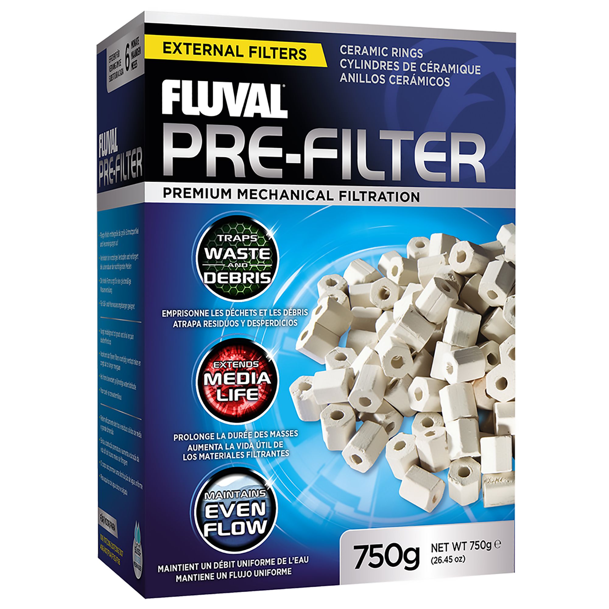 Fluval Pre-Filter Premium Mechanical Aquarium Tank Filtration - 750g | PetSmart