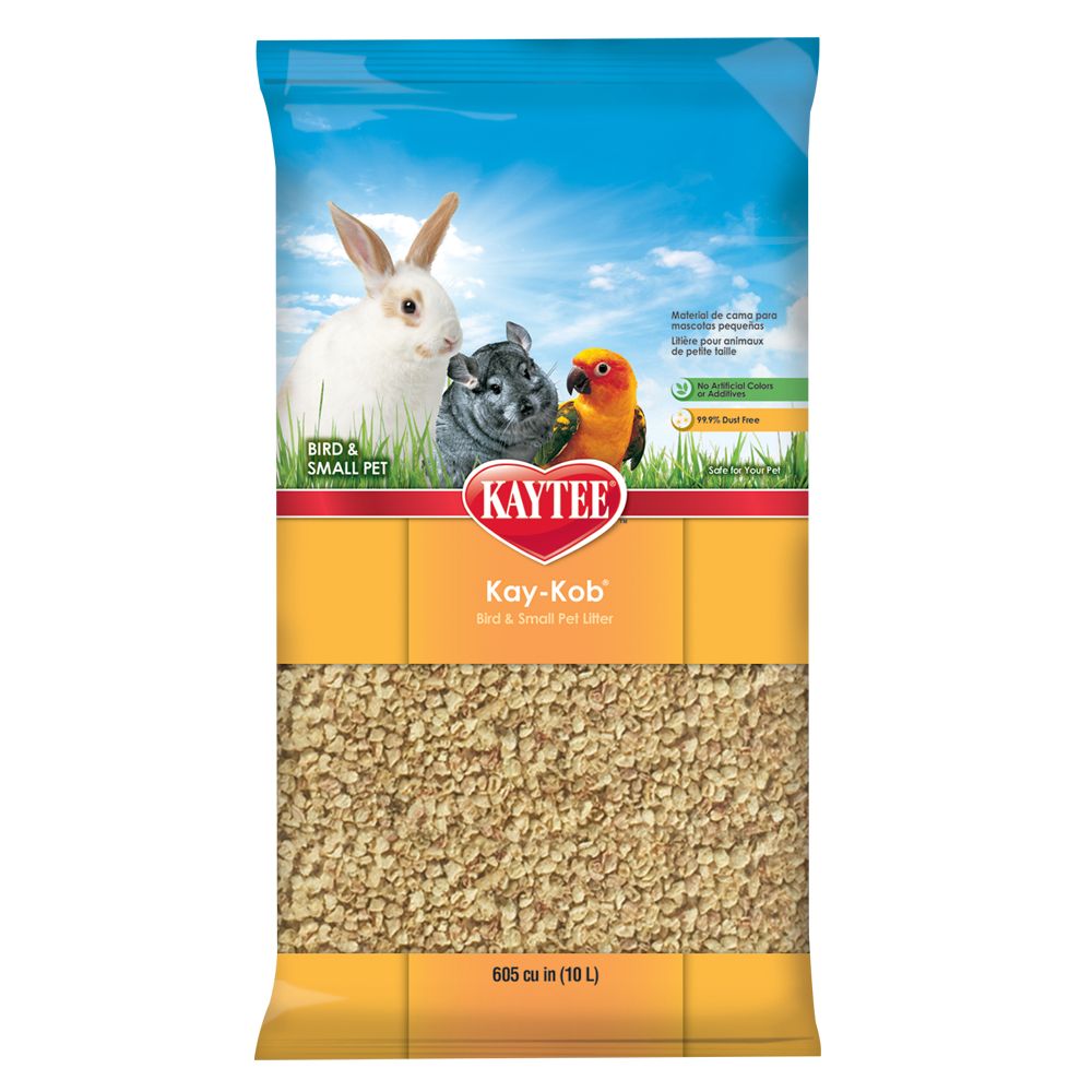 KAYTEE® Kay-Kob® Bird & Small Pet Litter - Bird Cage Litter for Odor Control (10 L)