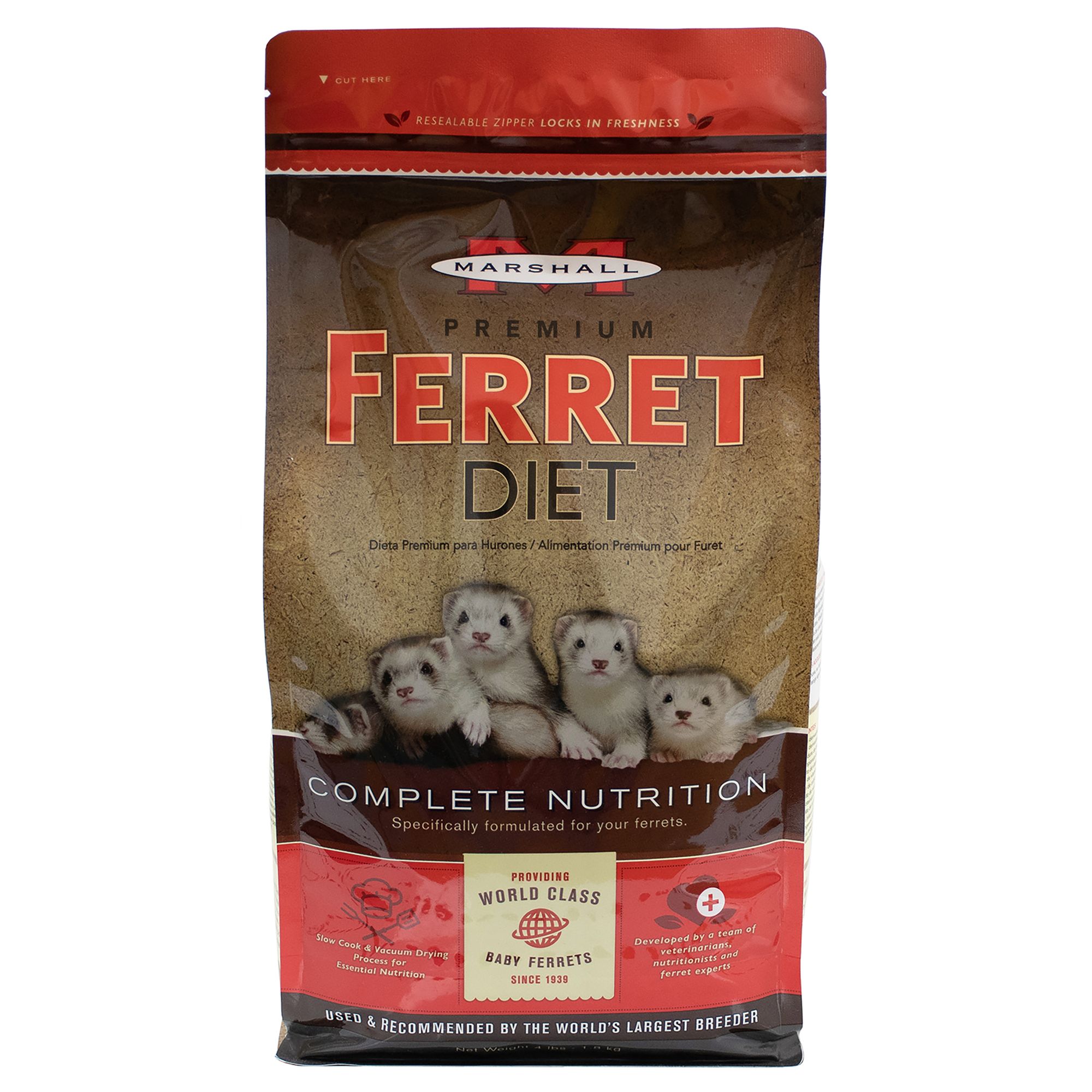 Marshall Premium Ferret Food Size 4 Lb Marshall Premium Ferret Food Size 4 Lb