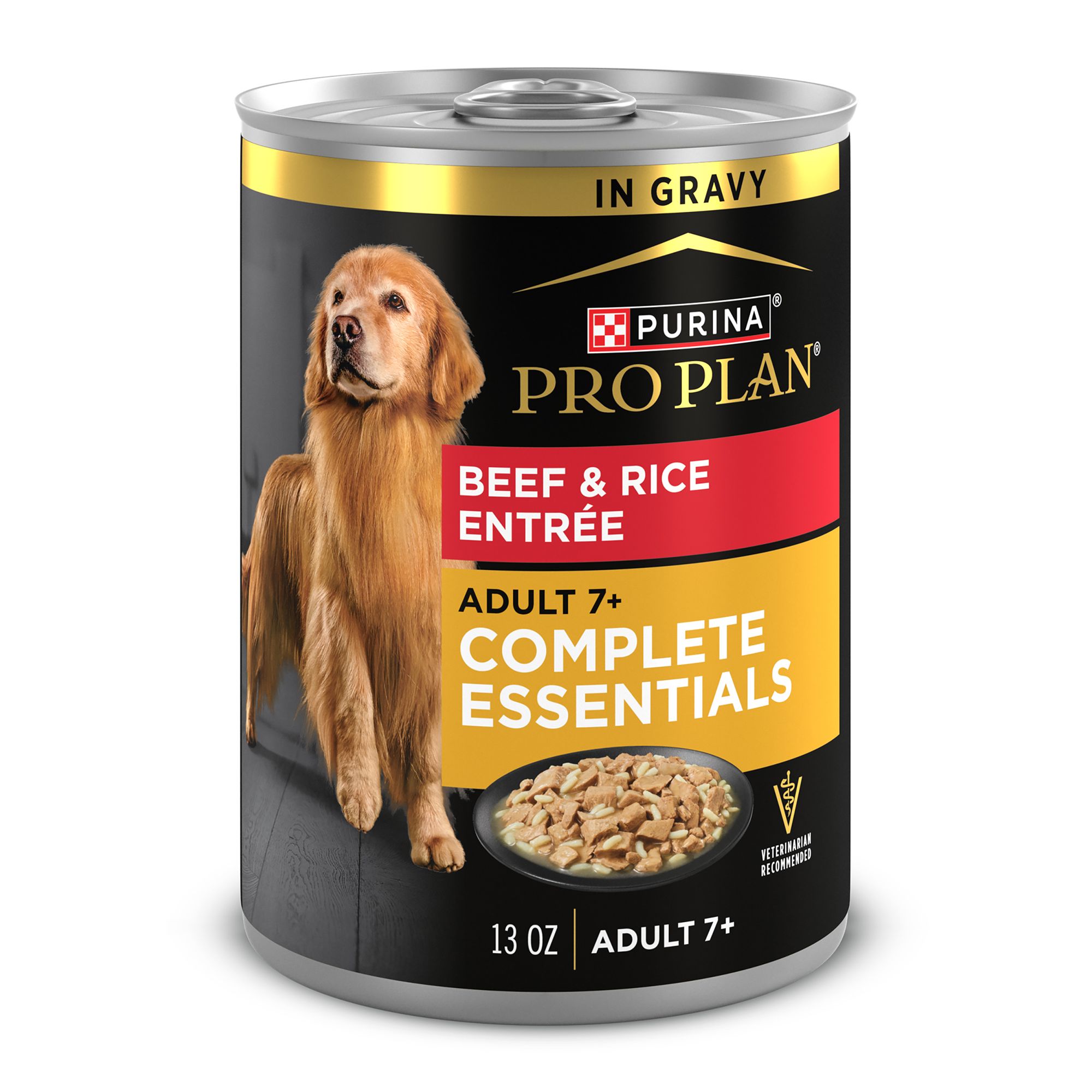 Purina Pro Plan Complete Essentials Senior Wet Dog Food - High Protein, 13 Oz, Flavor: Beef | PetSmart