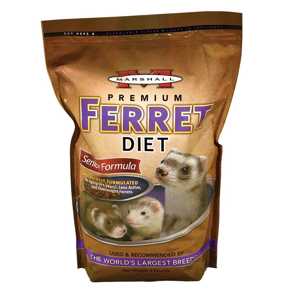 Marshall Premium Ferret Diet Senior Formula Food Size 4 Lb Marshall Premium Ferret Diet Senior Formula Food Size 4 Lb