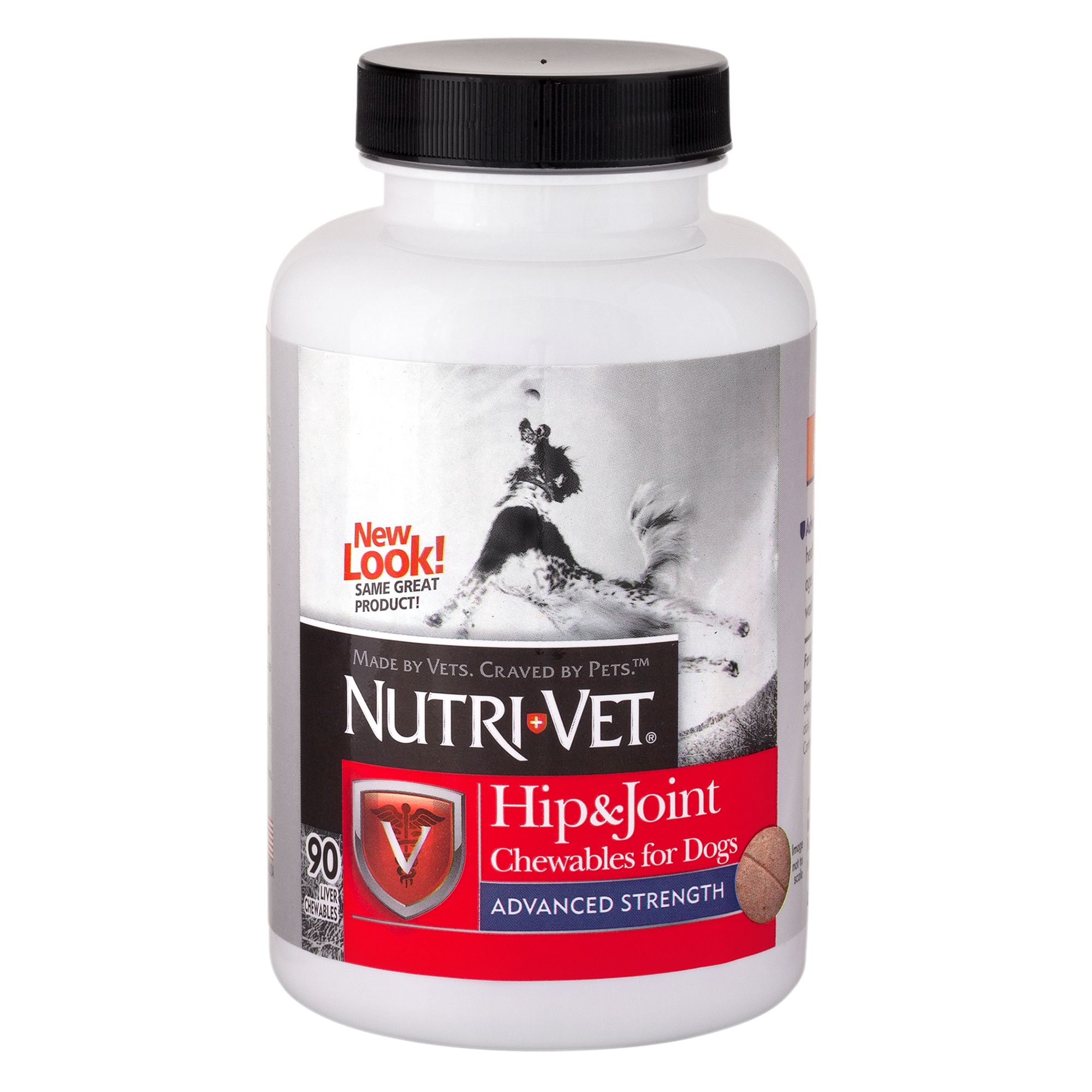 Nutri-Vet® Hip & Joint Advanced Strength Chewables for Dogs - Liver Flavour