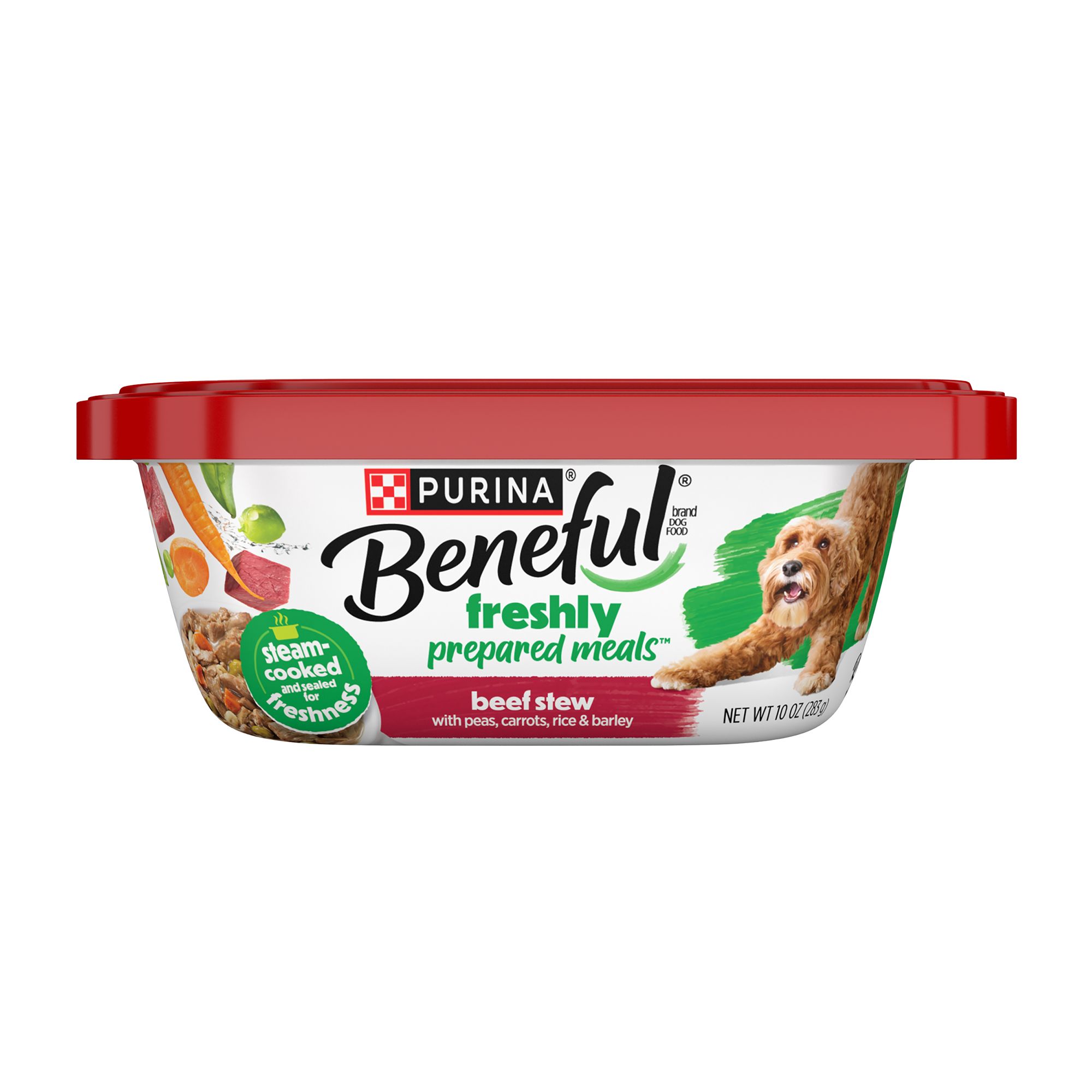 Purina Beneful Prepared Meals Adult Dog Wet Food - 10oz, Size: 10 oz, Flavor: Beef | PetSmart