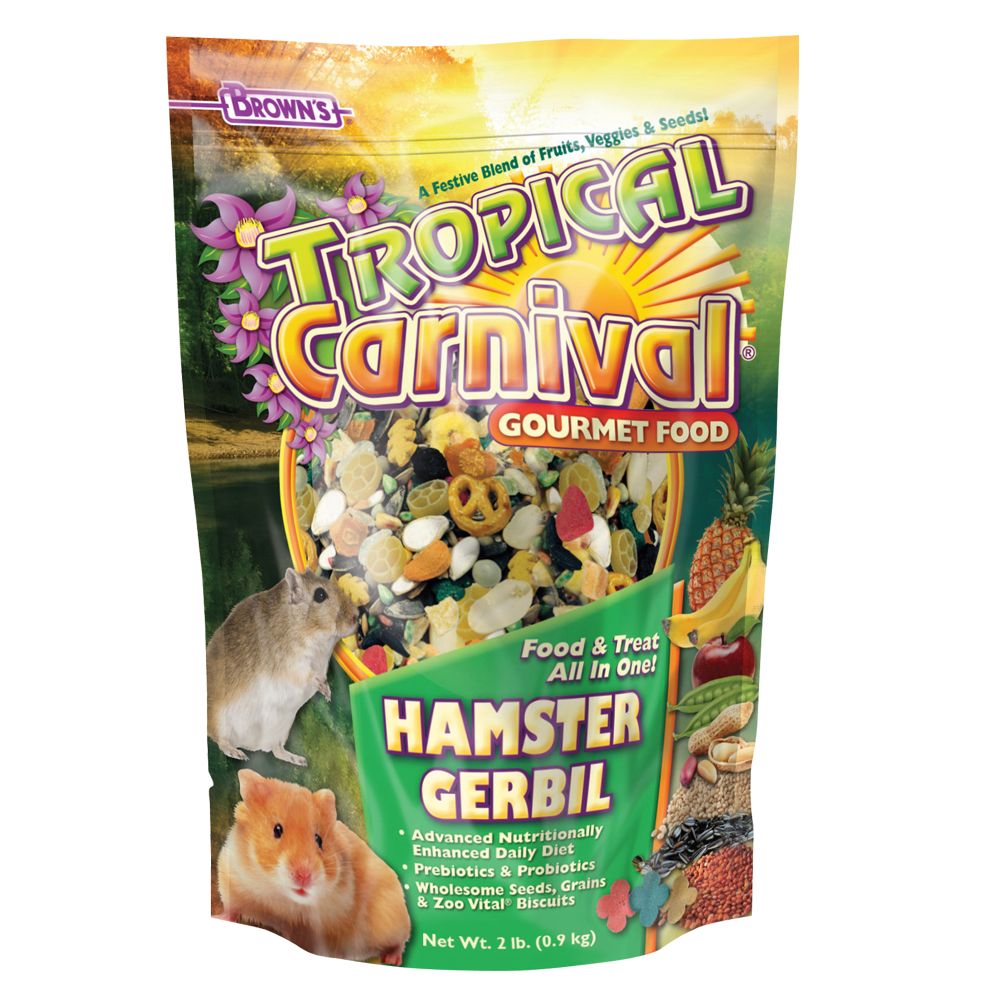 Brown's® Tropical Carnival® Gourmet Hamster & Gerbil Food (2 Lb)