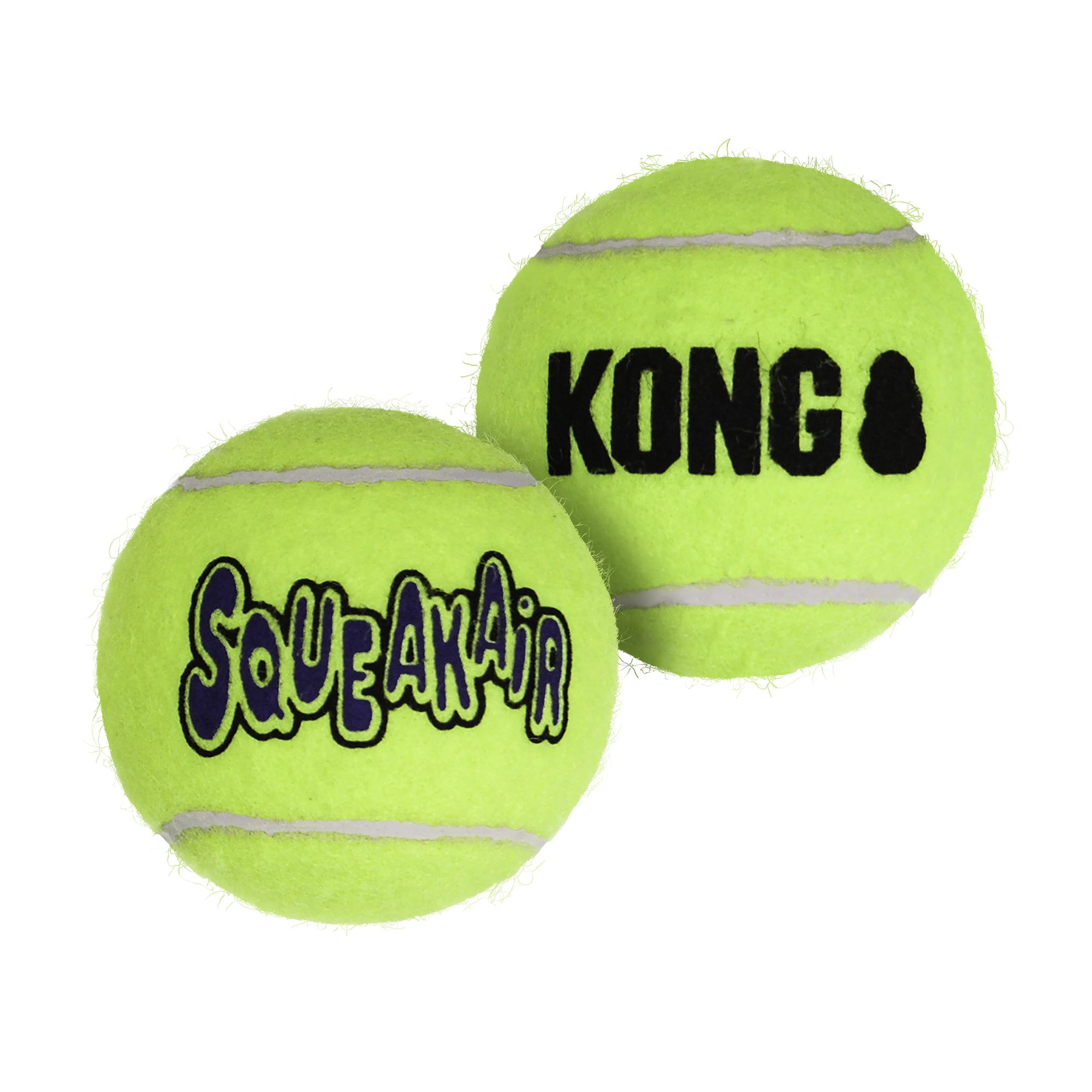 KONG AirDog Tennis Ball Set Squeaker Dog Toy - 2 Pack | PetSmart Size: Large