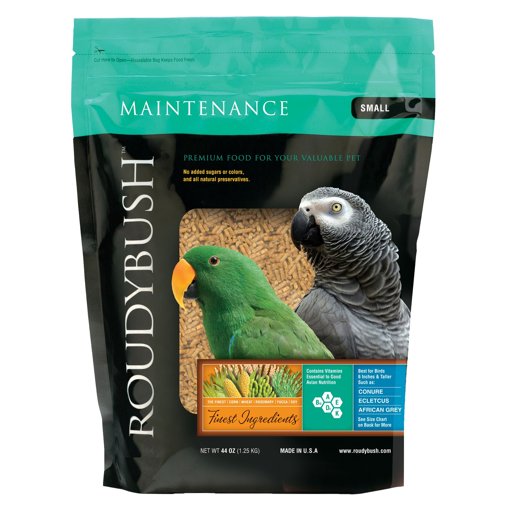 Roudybush Maintenance Small Pellets Bird Food Size 44 Oz Roudybush Maintenance Small Pellets Bird Food Size 44 Oz