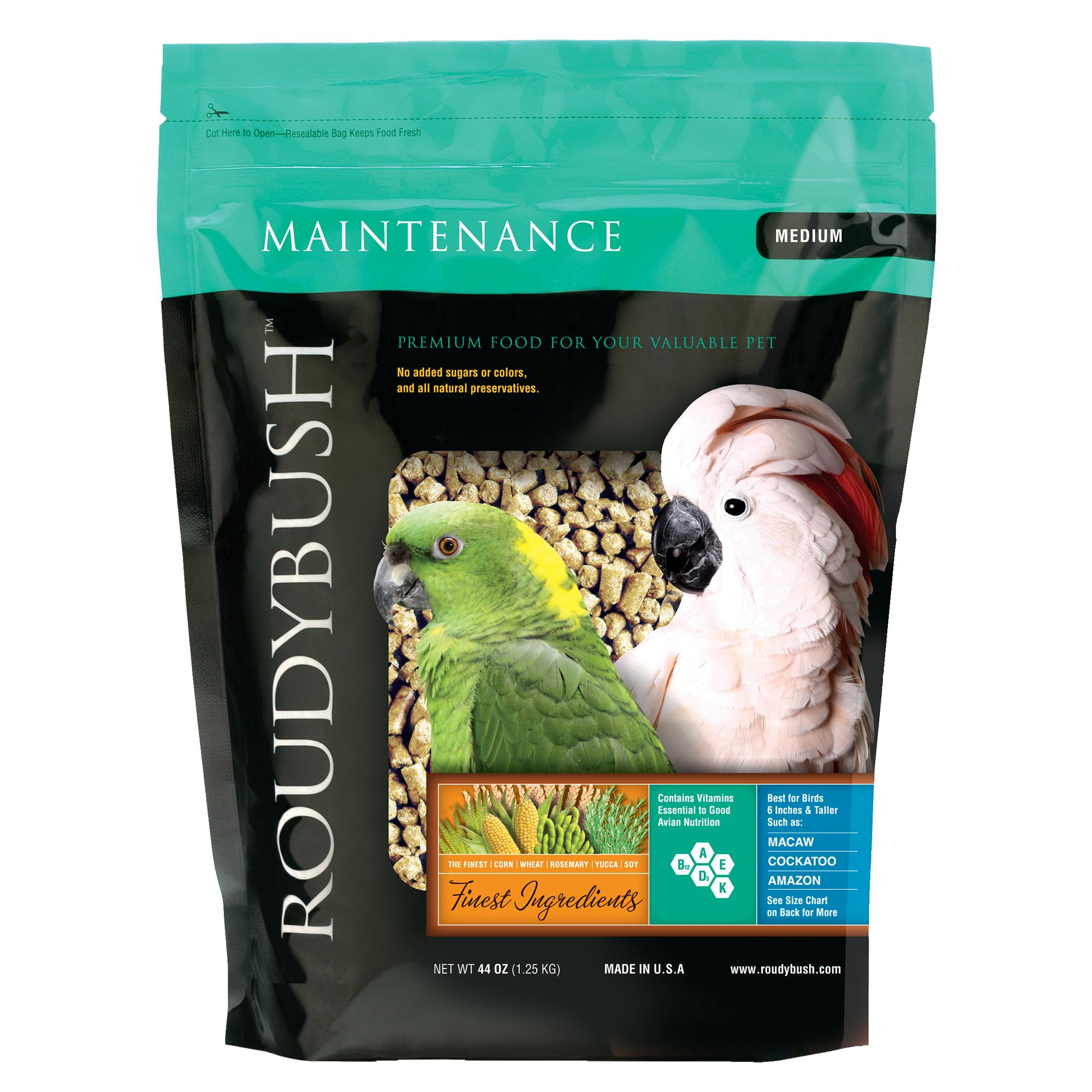 Roudybush Maintenance Medium Pellets Bird Food Size 44 Oz Roudybush Maintenance Medium Pellets Bird Food Size 44 Oz