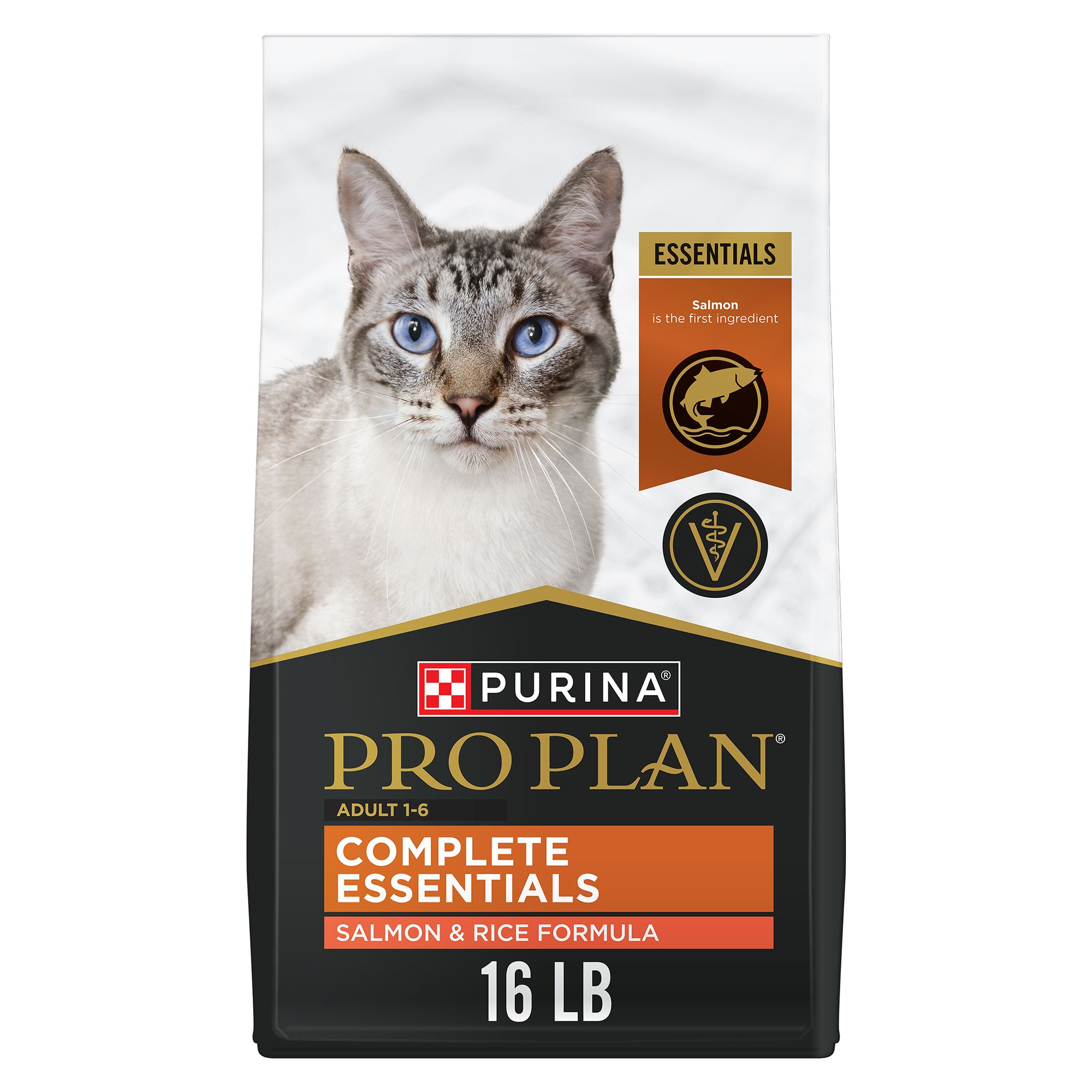 Purina Pro Plan Complete Essentials Adult Dry Cat Food - With Vitamins, Probiotics, Salmon and Rice, Size: 16 lb | PetSmart
