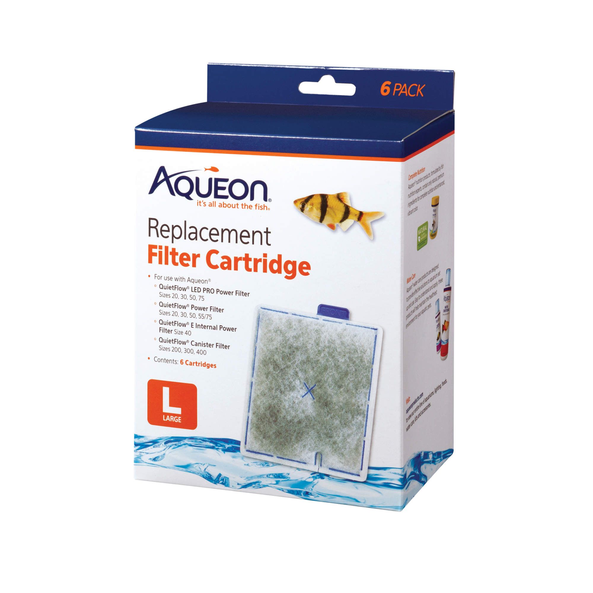 Aqueon® QuietFlow Replacement Aquarium Filter Cartridges (Large)