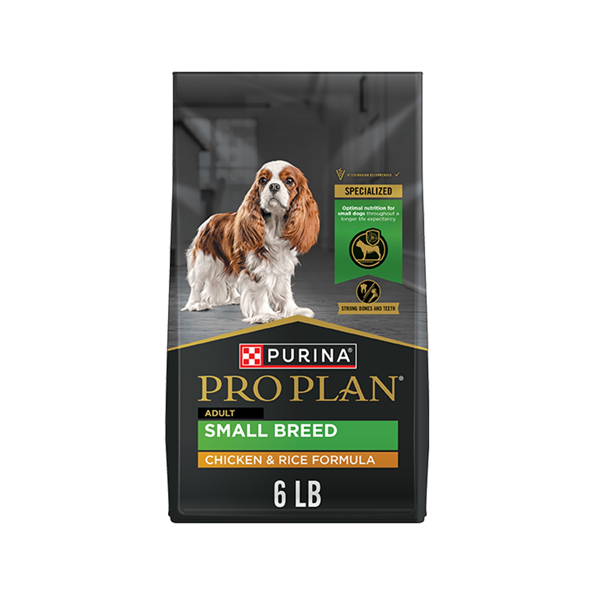 Purina Pro Plan Small Breed Dry Dog Food Chicken and Rice Formula With Guaranteed Live Probiotics (6 Lb)