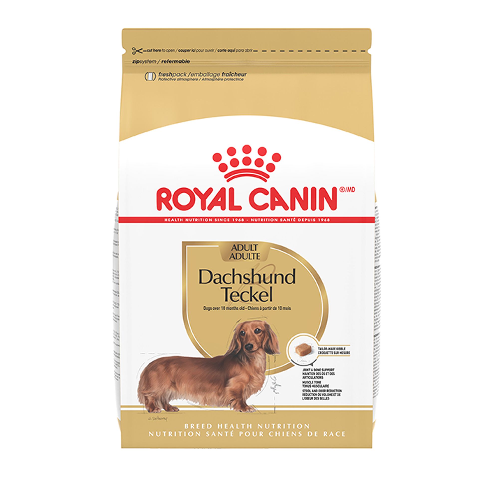 Royal Canin Breed Health Nutrition Dachshund Specific Adult Dog Dry Food, Size: 10 lb | PetSmart Green
