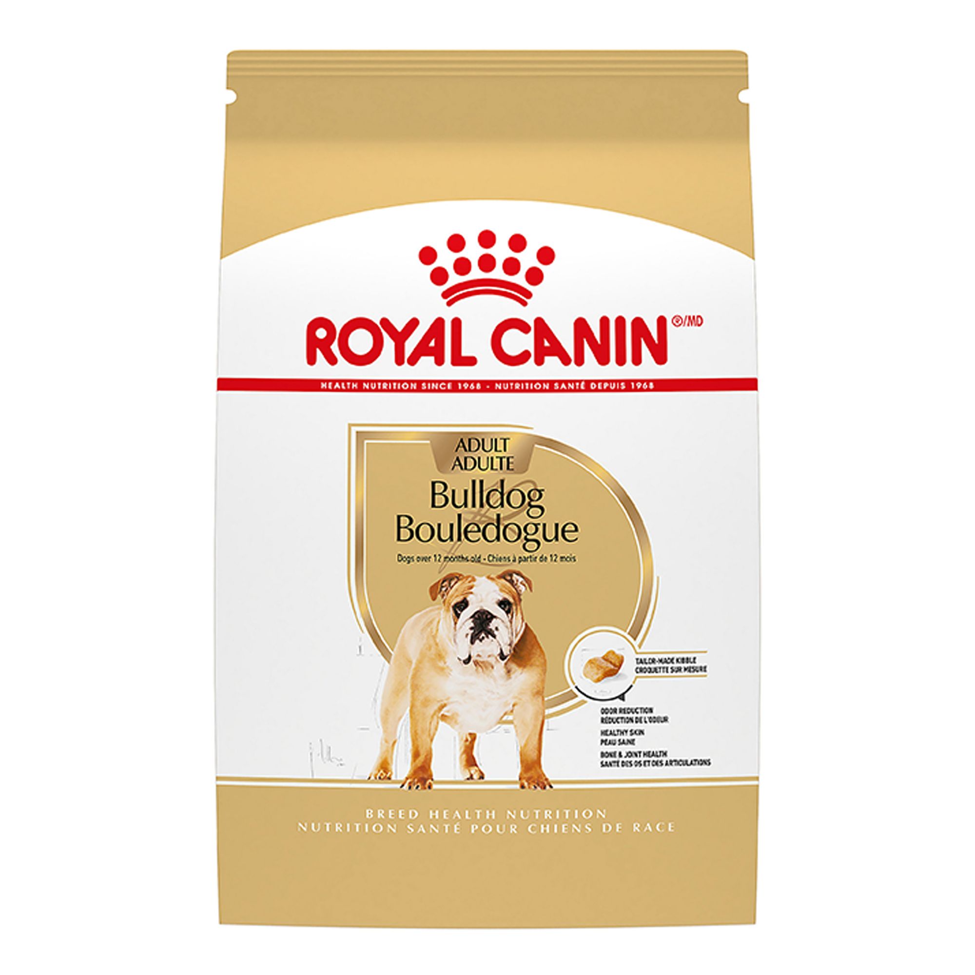 Royal Canin Breed Health Nutrition Bulldog Specific Adult Dog Dry Food, Size: 30 lb | PetSmart Green