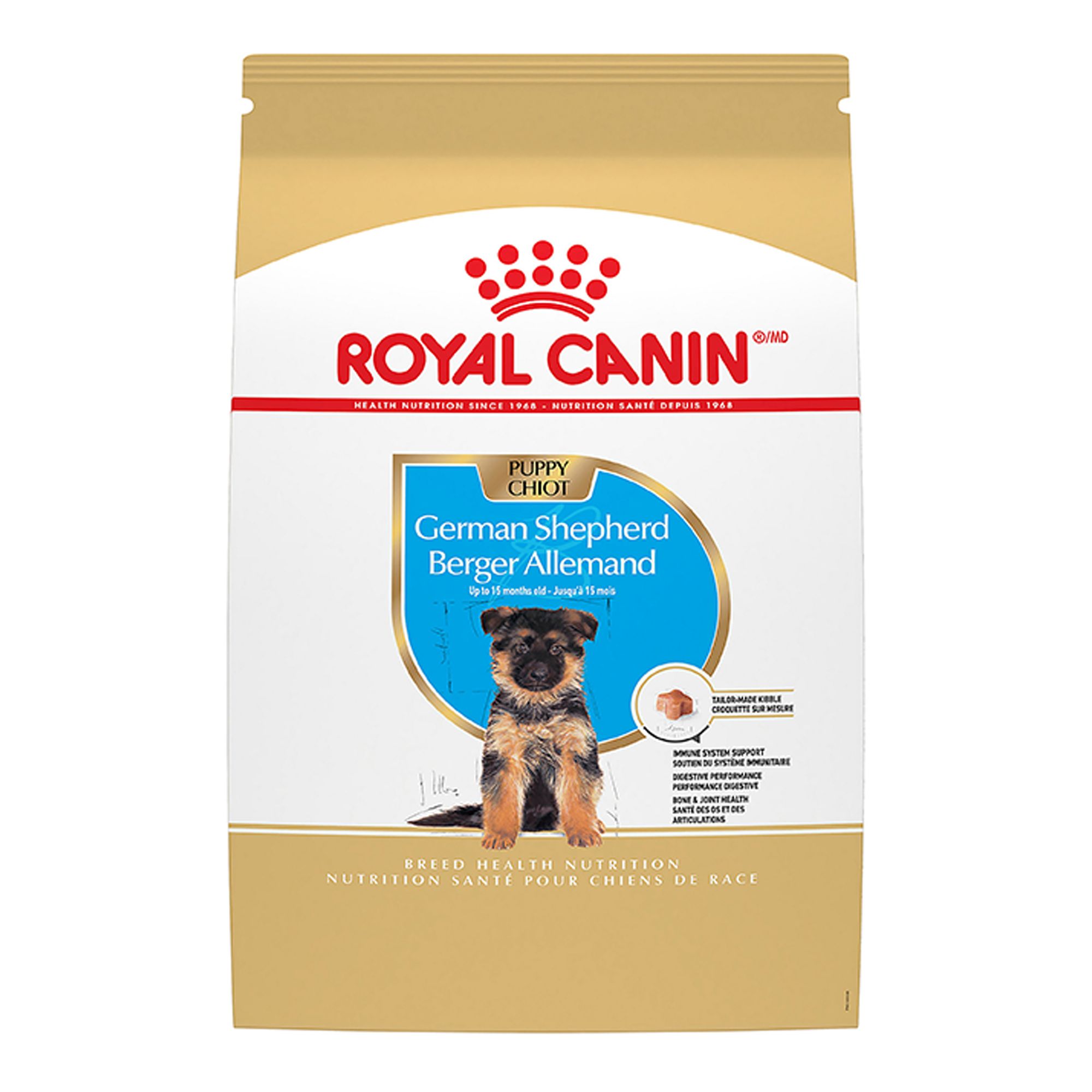 Royal Canin Breed Health Nutrition German Shepherd Specific Puppy Dog Dry Food - 30 lb | PetSmart Brown
