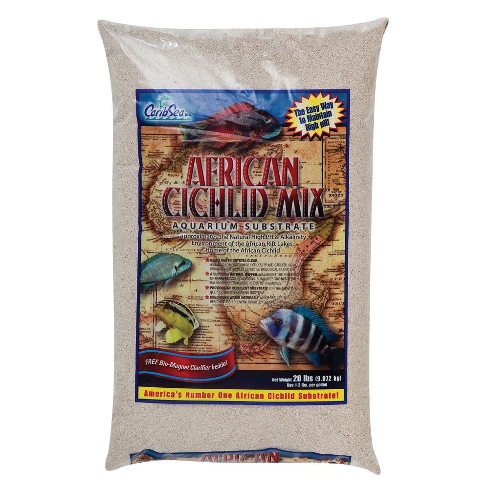 CaribSea African Cichlid Mix Aquarium Substrate (20 Lb)