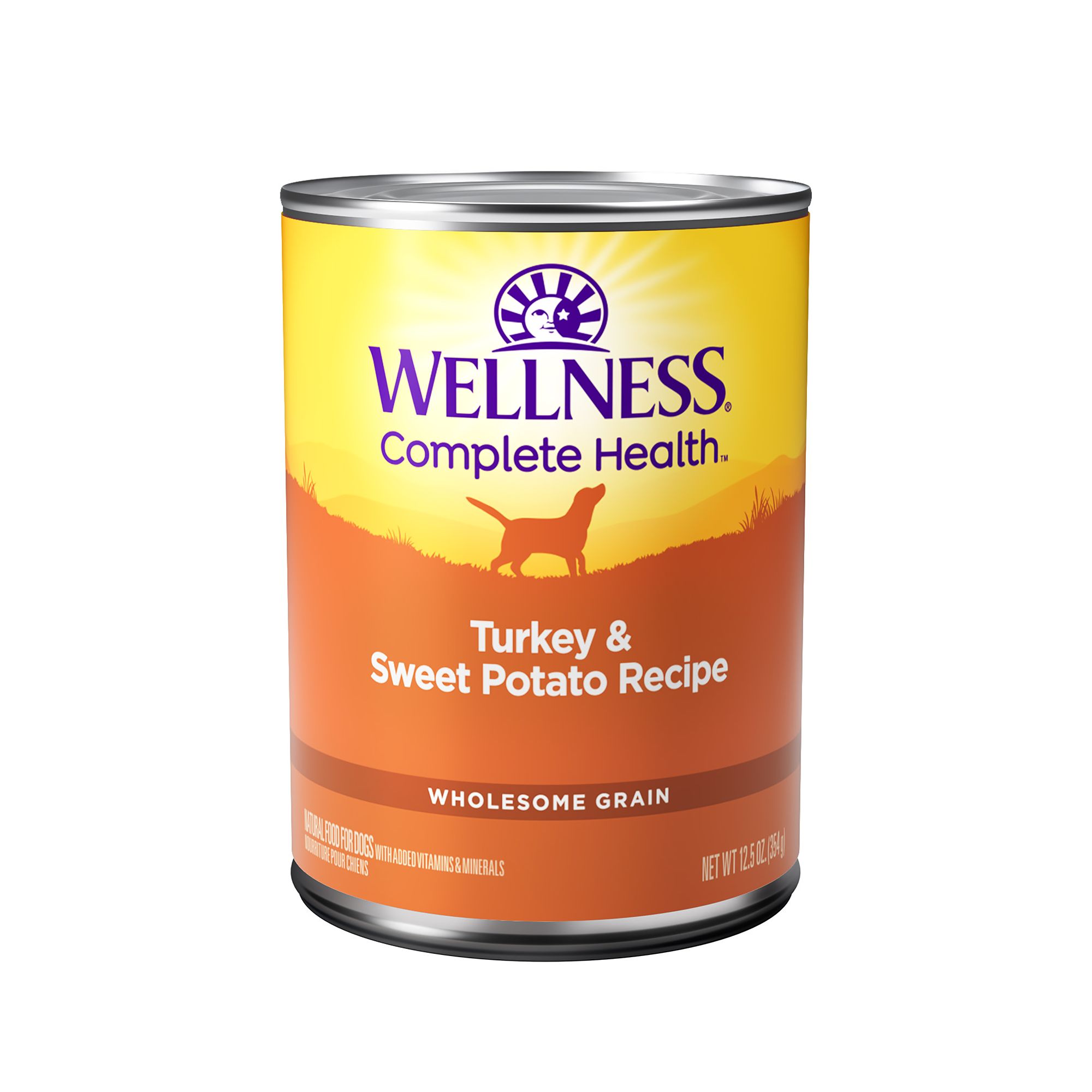 Wellness Complete Health Adult Wet Dog Food - Natural, Size: 12.5 oz, Flavor: Turkey | PetSmart Salmon