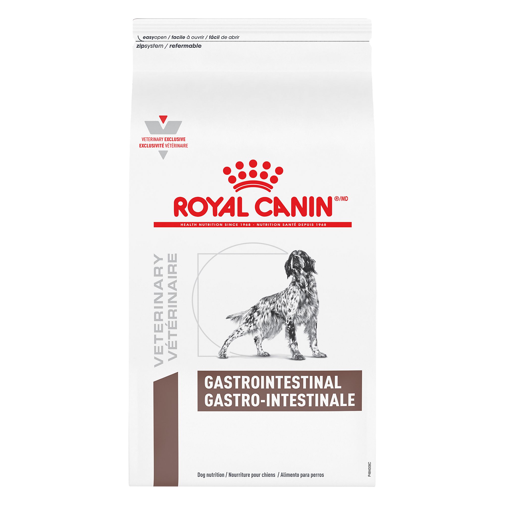 Royal Canin Veterinary Diet Canine Gastrointestinal Adult Dry Dog Food, Size: 22 lb | PetSmart Brown