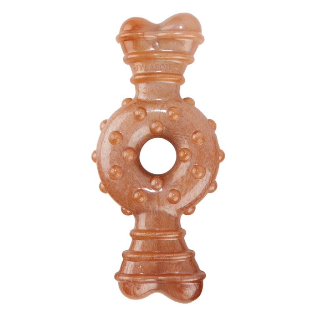 Nylabone&reg; Teething Bone Puppy Toy size: Medium, Brown