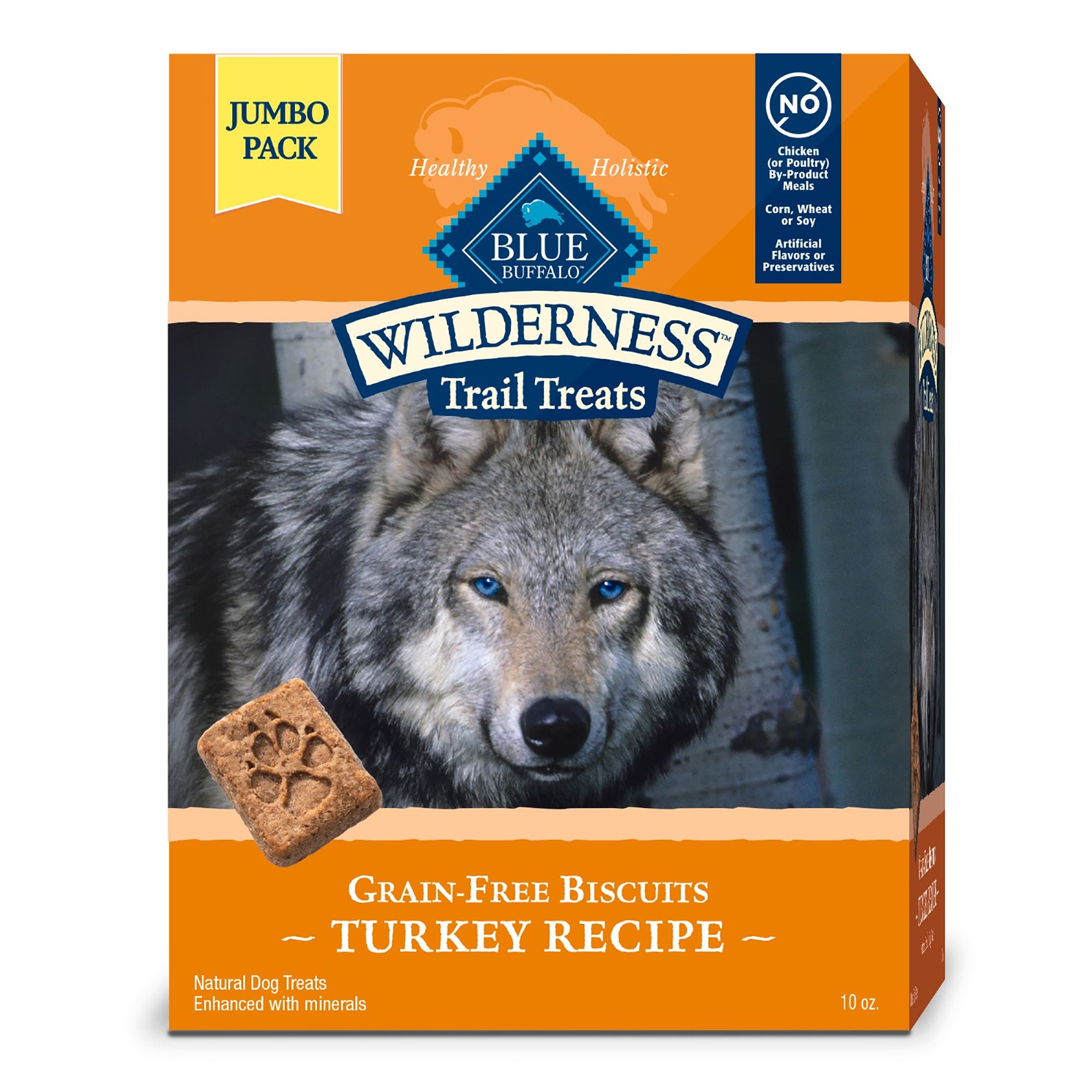 Blue Buffalo Wilderness; All Life Stages Treat Dog Treats - Grain Free, Chicken, Size: 10 oz, Flavor: Turkey | PetSmart