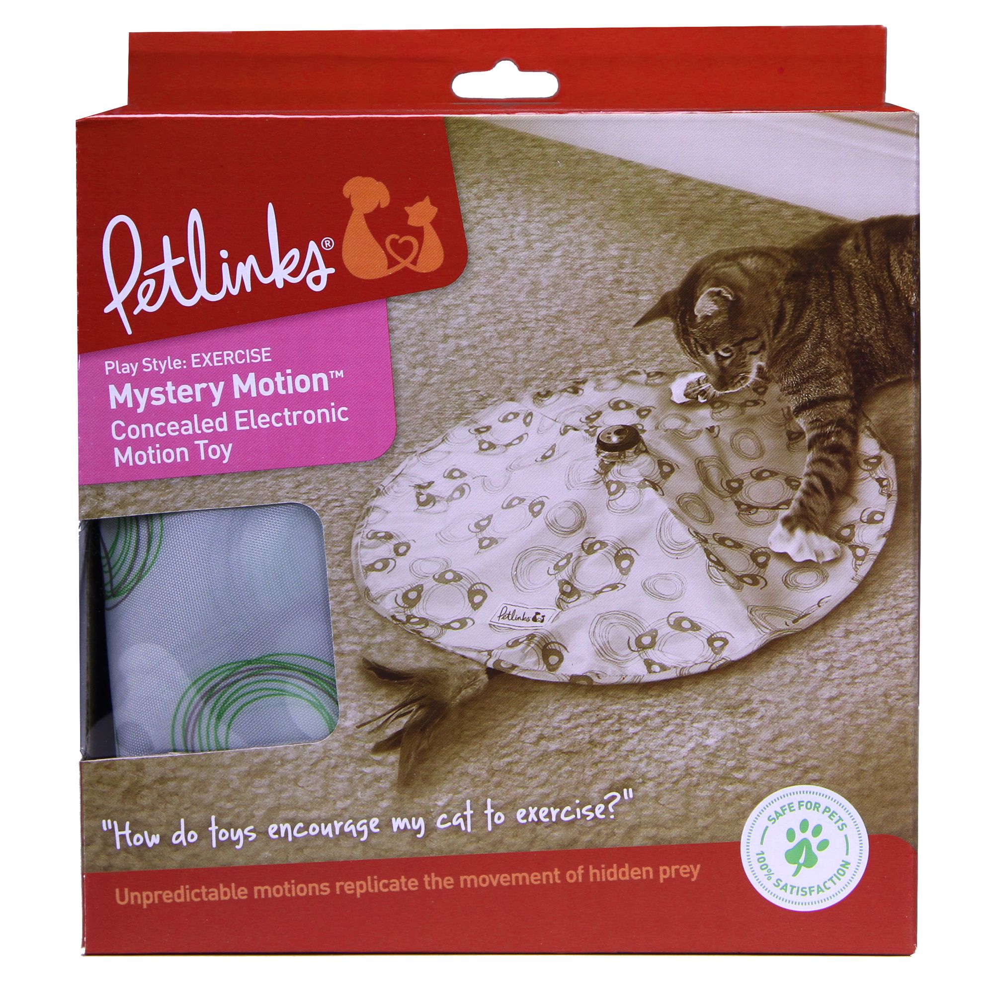 petlinks system mystery motion electronic activity cat toy