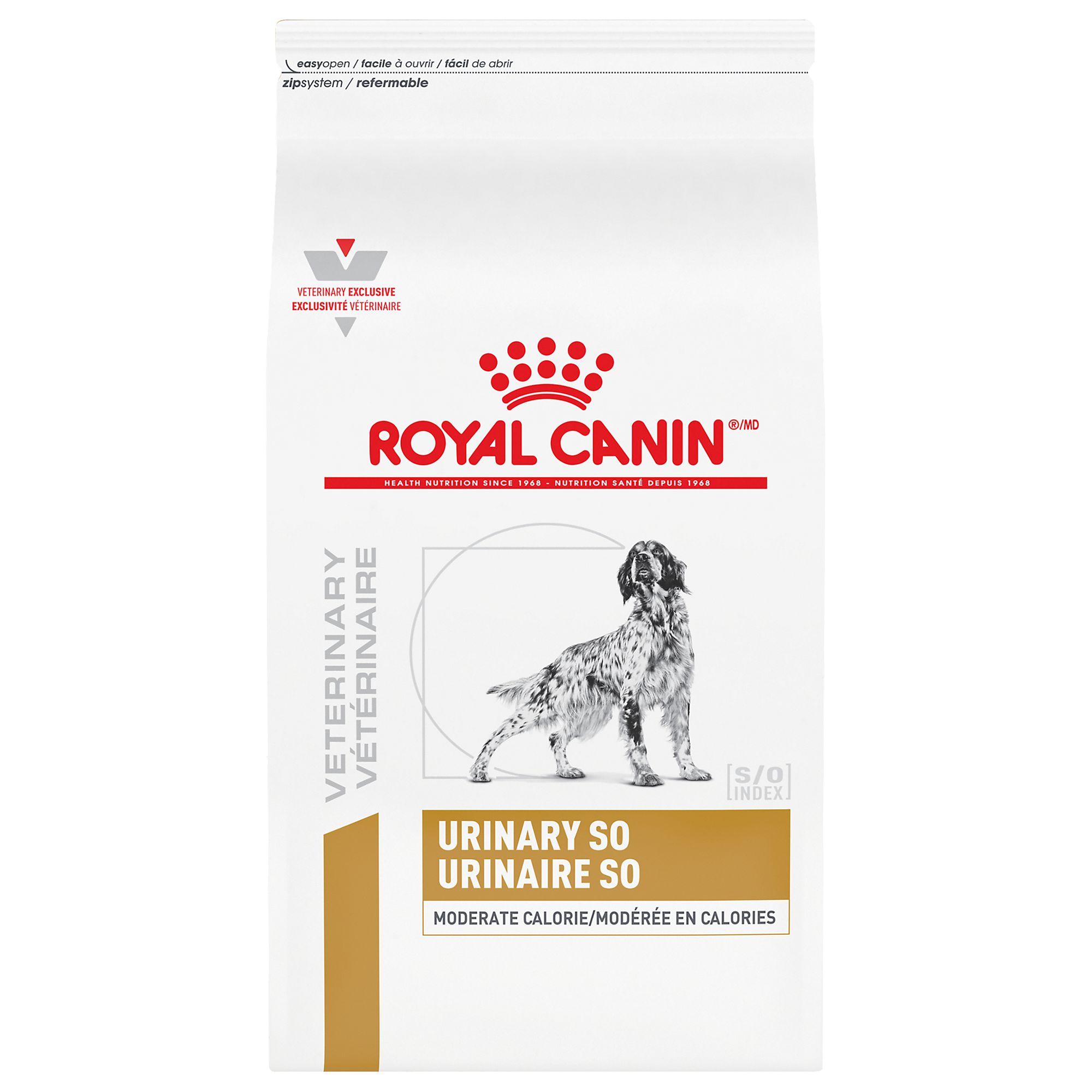 Royal Canin Veterinary Diet Canin(R) Canine Urinary SO Adult Dry Dog Food - Moderate Calorie, Size: 17.6 lb | PetSmart Brown