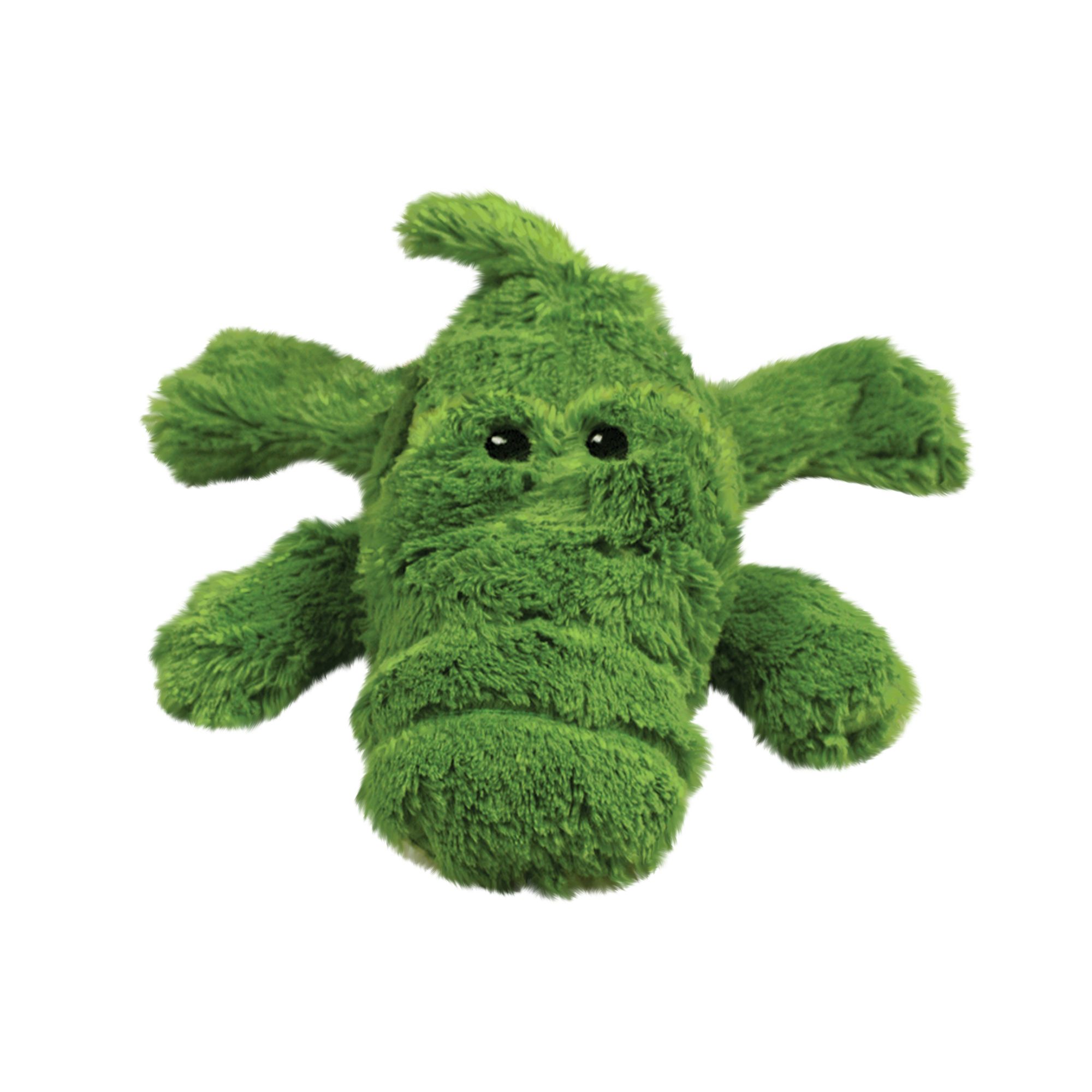 KONG Ali The Alligator Plush Dog Toy with Squeaker in Green, Size: Medium | PetSmart