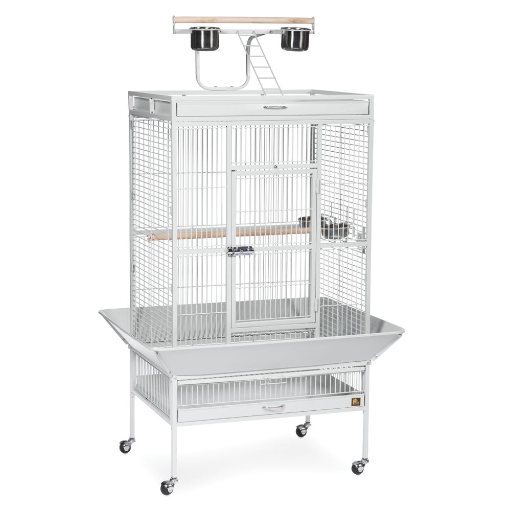 Prevue Pet Products Wrought Iron Select Bird Cage in Pewter, Size: 30"L x 22"W 63"H | PetSmart