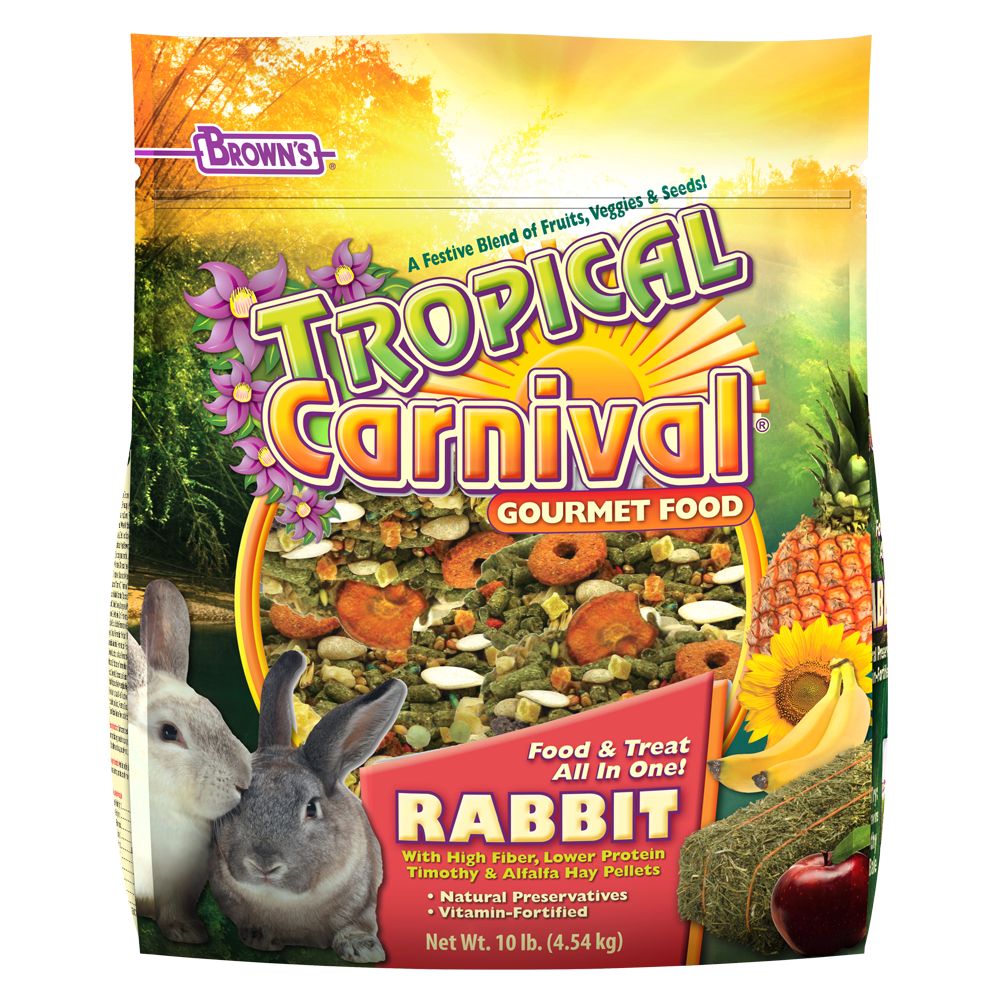 Brown's® Tropical Carnival® Gourmet Rabbit Food (10 Lb)