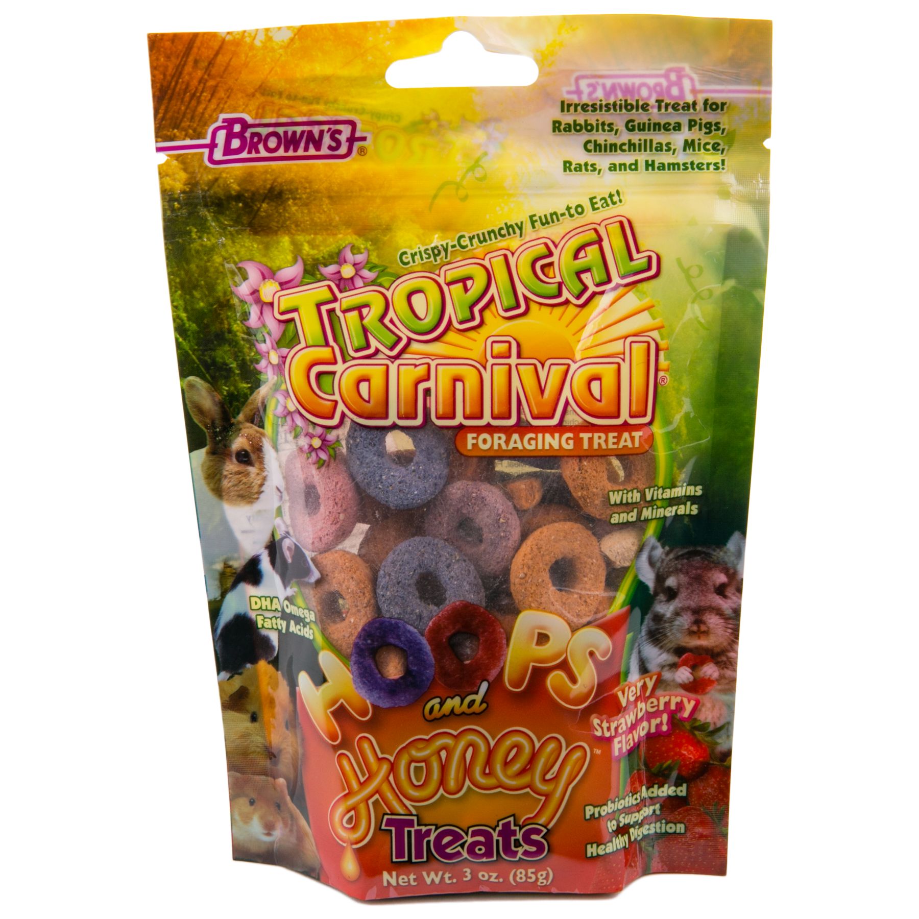 Brown's® Tropical Carnival® Hoops & Honey Treats (3 Oz)