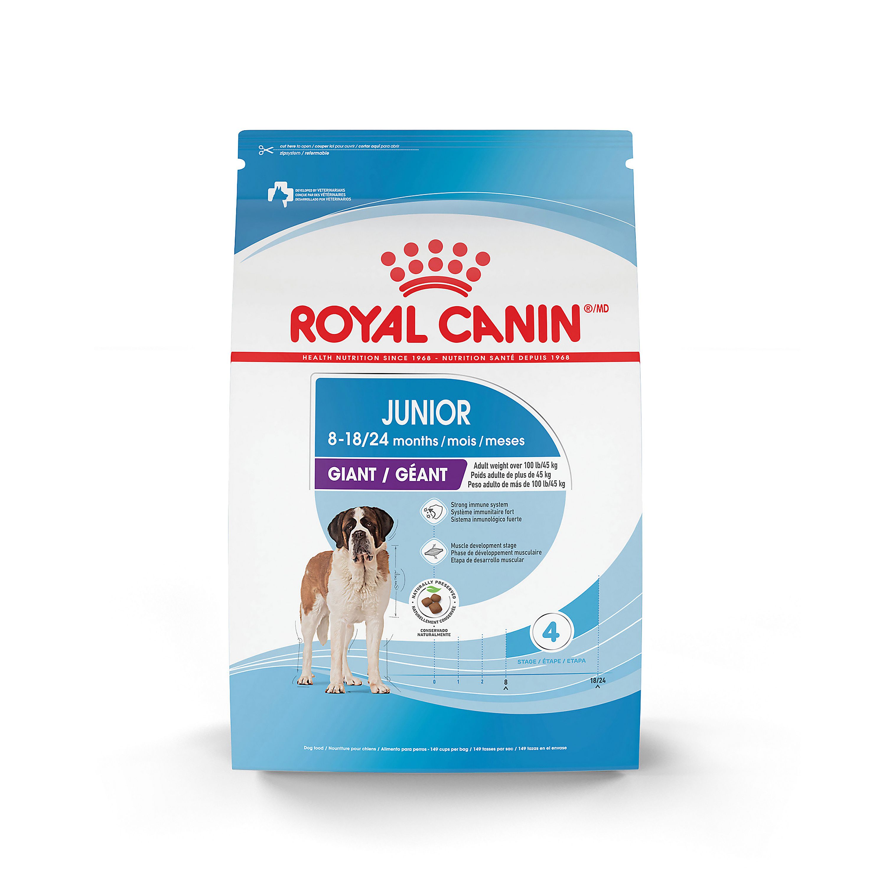 Royal Canin Size Health Nutrition Giant Breed Junior Puppy Dog Dry Food - 30 lb, Flavor: Chicken | PetSmart