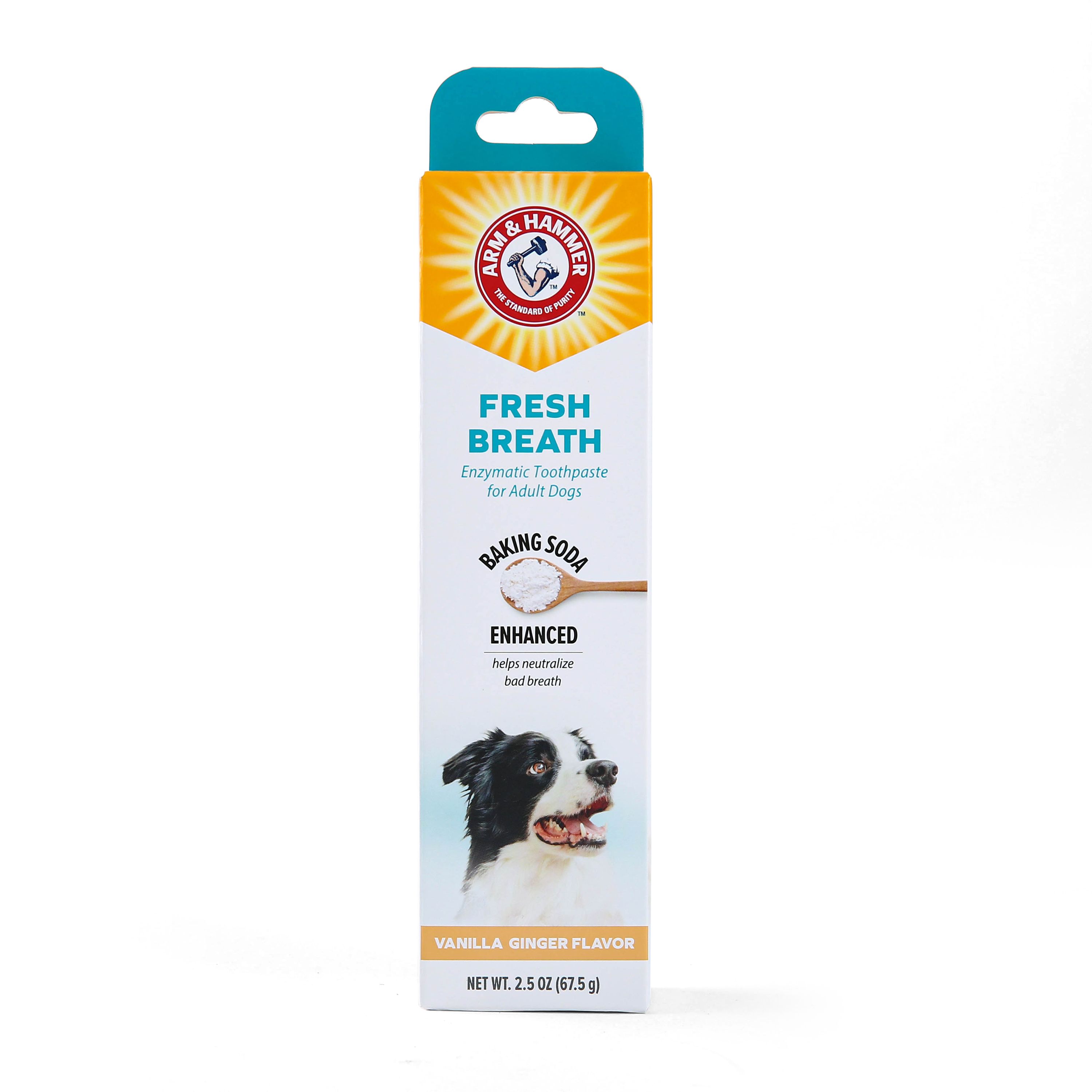Arm & Hammer Fresh Breath Enzymatic Dog Toothpaste - Vanilla Ginger (2.5 Oz)