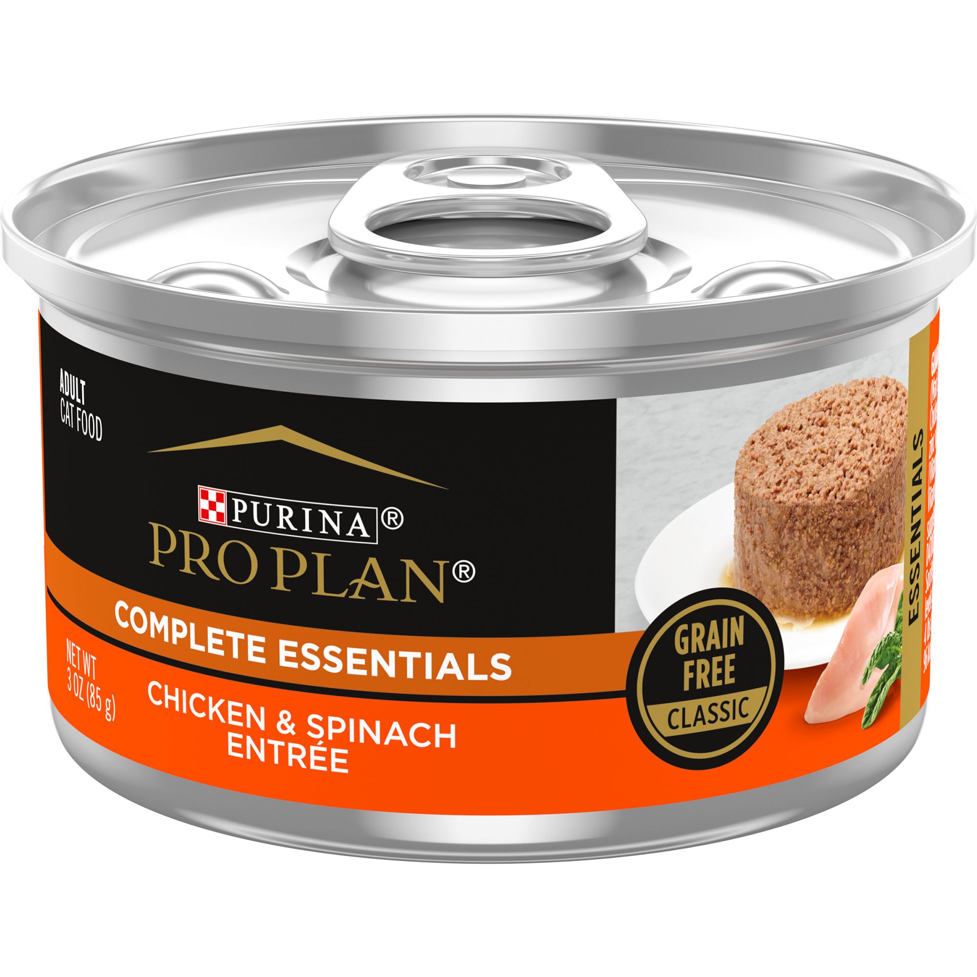 Purina Pro Plan Complete Essentials Adult Wet Cat Food - Antioxidants, High-Protein, Loaf, 3 Oz, Flavor: Chicken | PetSmart