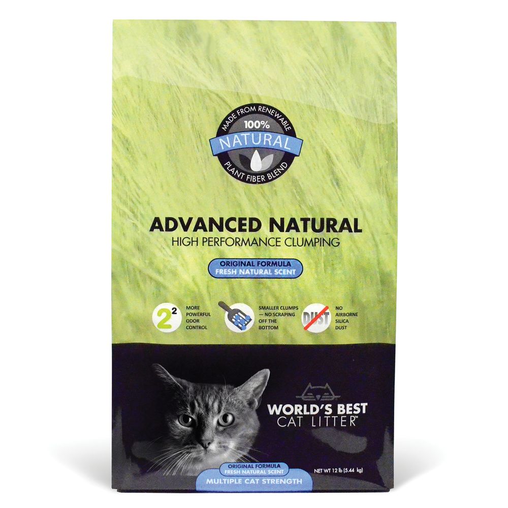  Cat Litter - Natural, Clumping, Fresh Natural Scent, Multiple Cat size