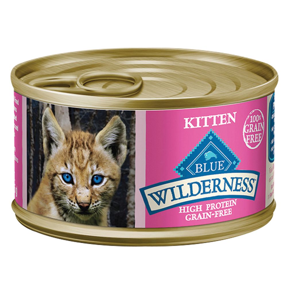 Blue Wilderness&reg; Grain Free Salmon Kittten Food size: 3 