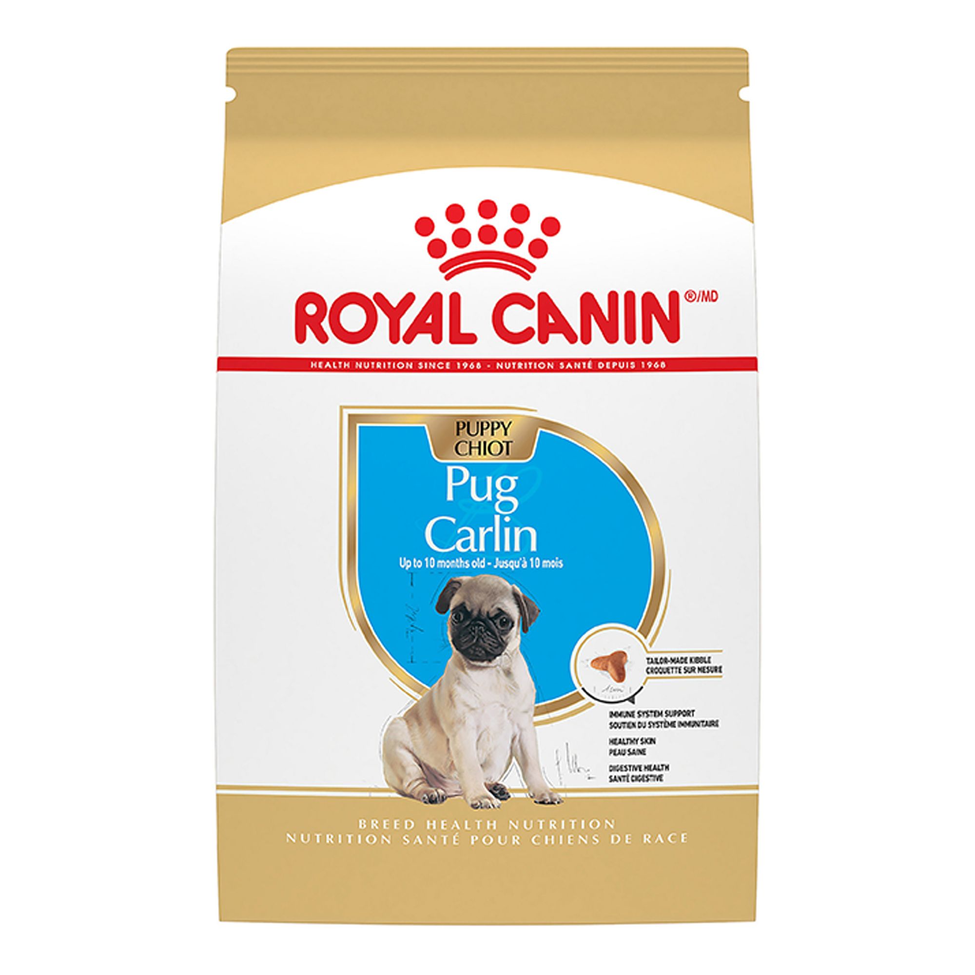 Royal Canin Breed Health Nutrition Pug Specific Puppy Dog Dry Food - 2.5 lb | PetSmart
