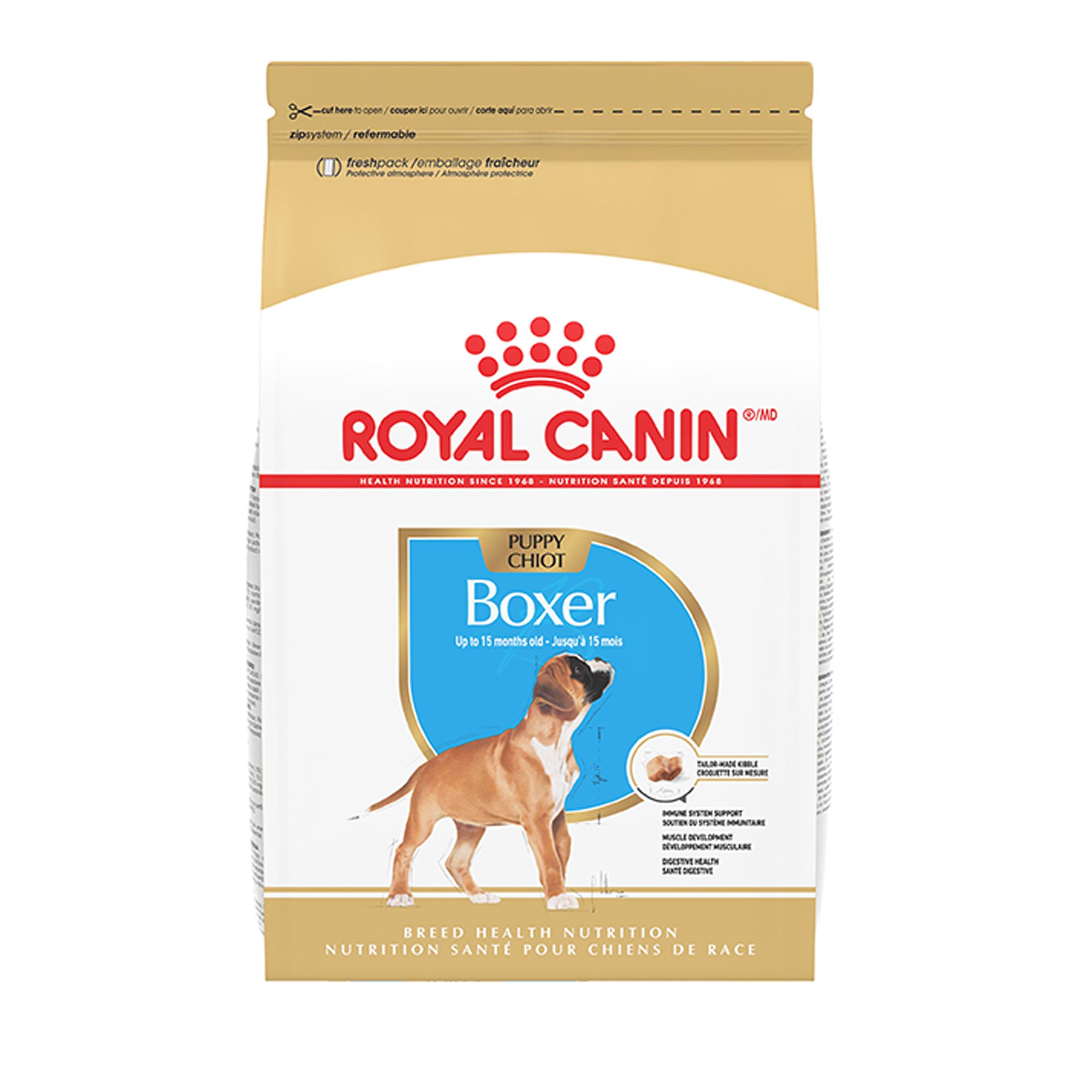 Royal Canin Breed Health Nutrition Boxer Specific Puppy Dog Dry Food - 30 lb | PetSmart White