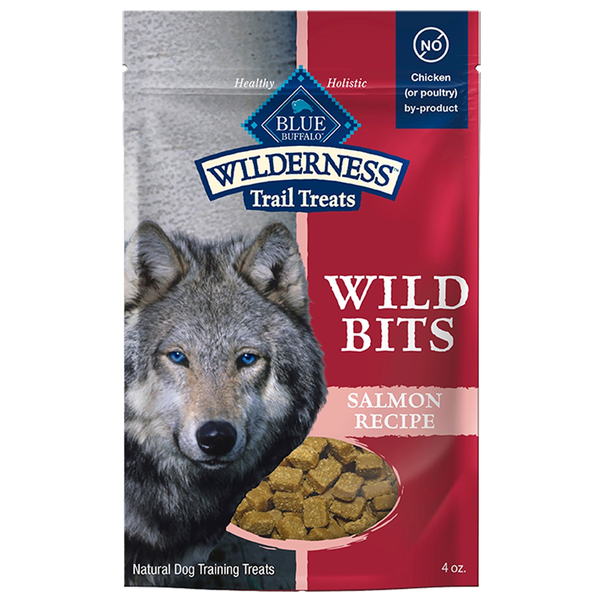 Blue Buffalo Wilderness; Wild Bits Adult Dog Treats - Grain Free, Salmon, Size: 4 oz | PetSmart