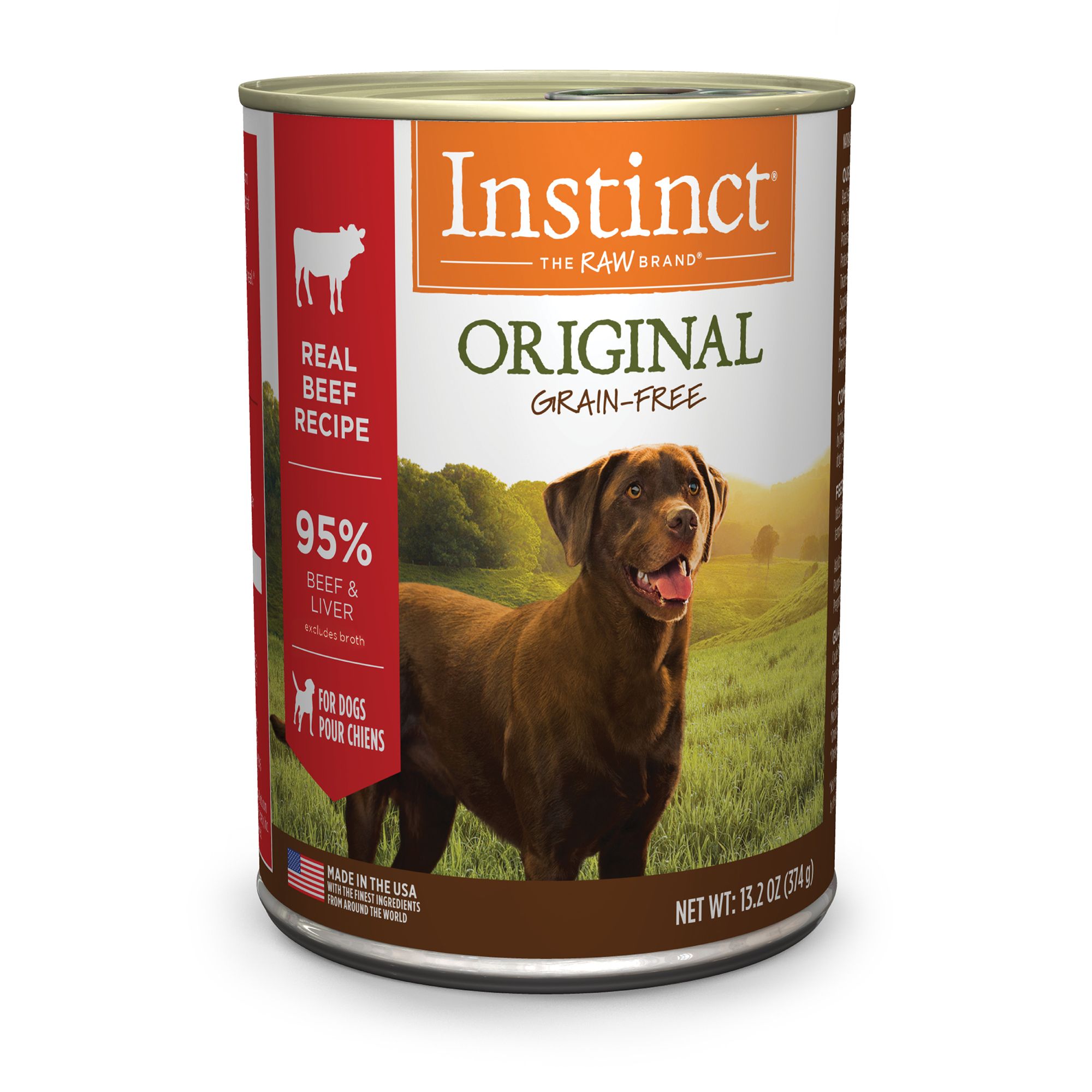 Instinct Original All Life Stages Wet Dog Food - Grain Free, Size: 13.2 oz, Flavor: Beef | PetSmart