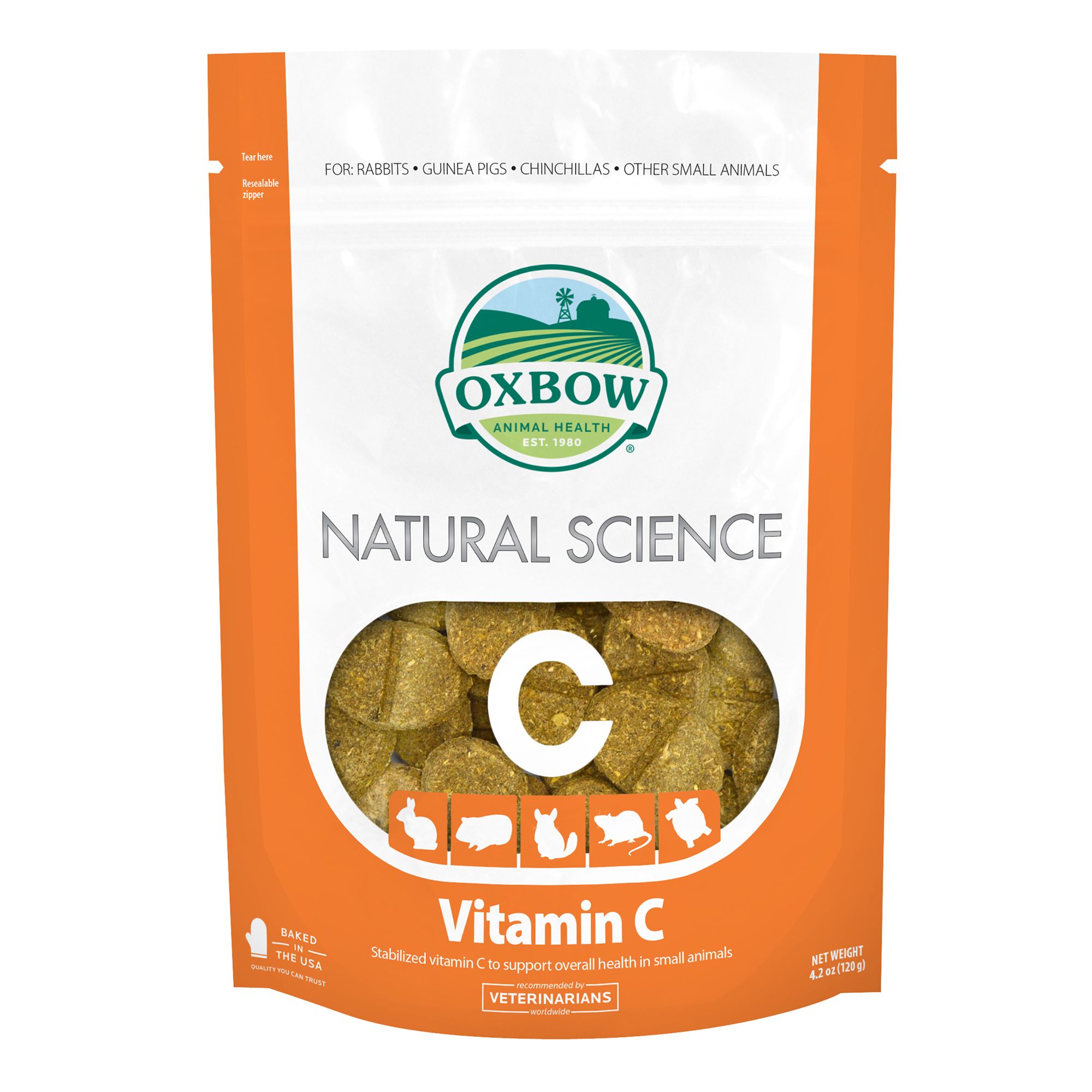 Oxbow Natural Science Vitamin C Small Pet Supplement (4.2 oz)
