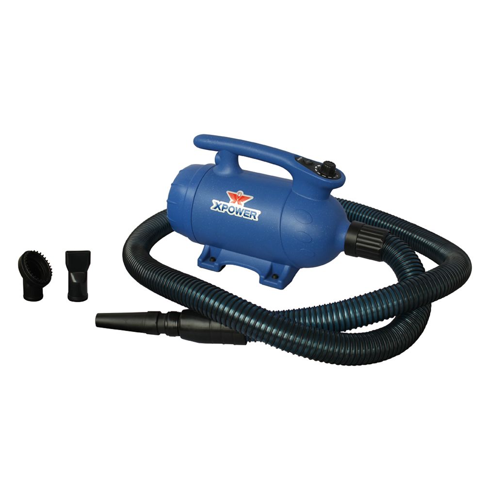 XPOWER B-24 Variable Speed Pet Dryer with Heat 3 HP in Blue | PetSmart