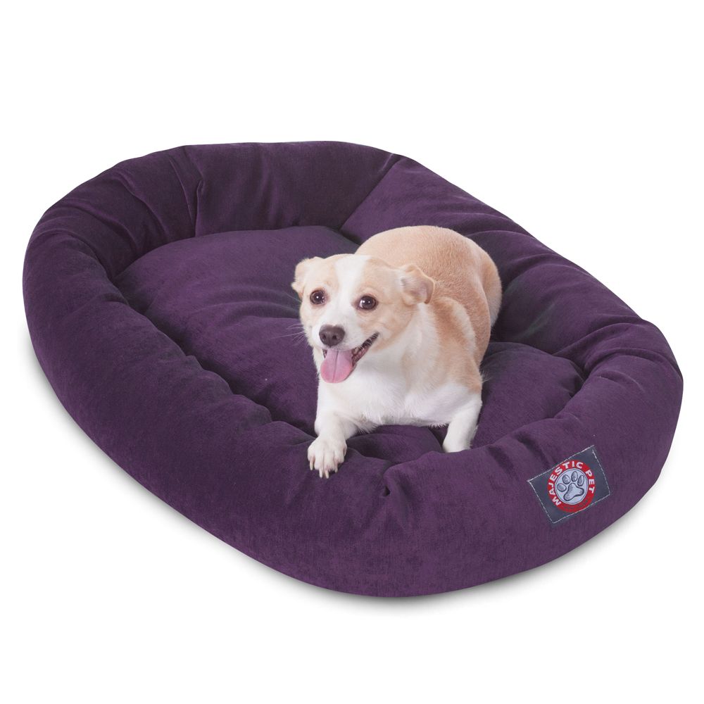 Majestic Pet Villa Micro-Velvet Bagel Pet Bed size: 32"L x 2