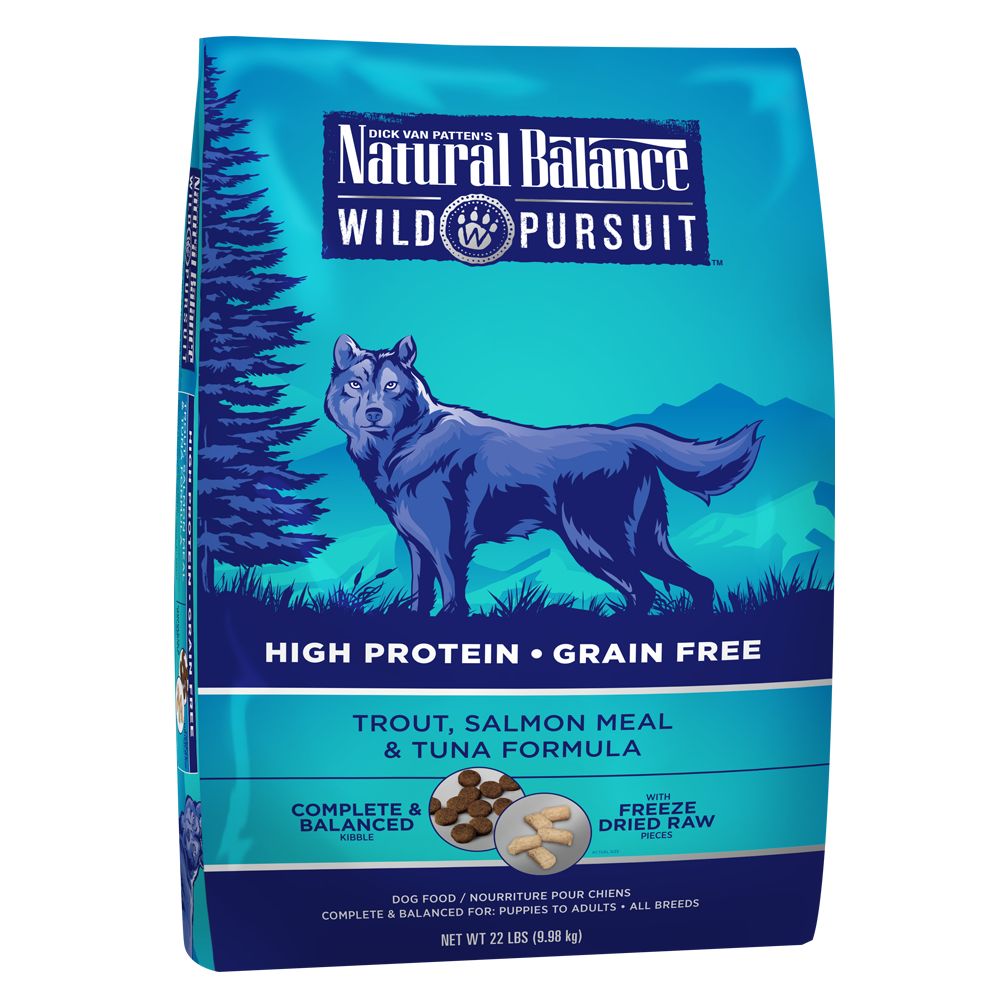 Natural Balance Wild Pursuit Dog Food - High Protein, Grain 