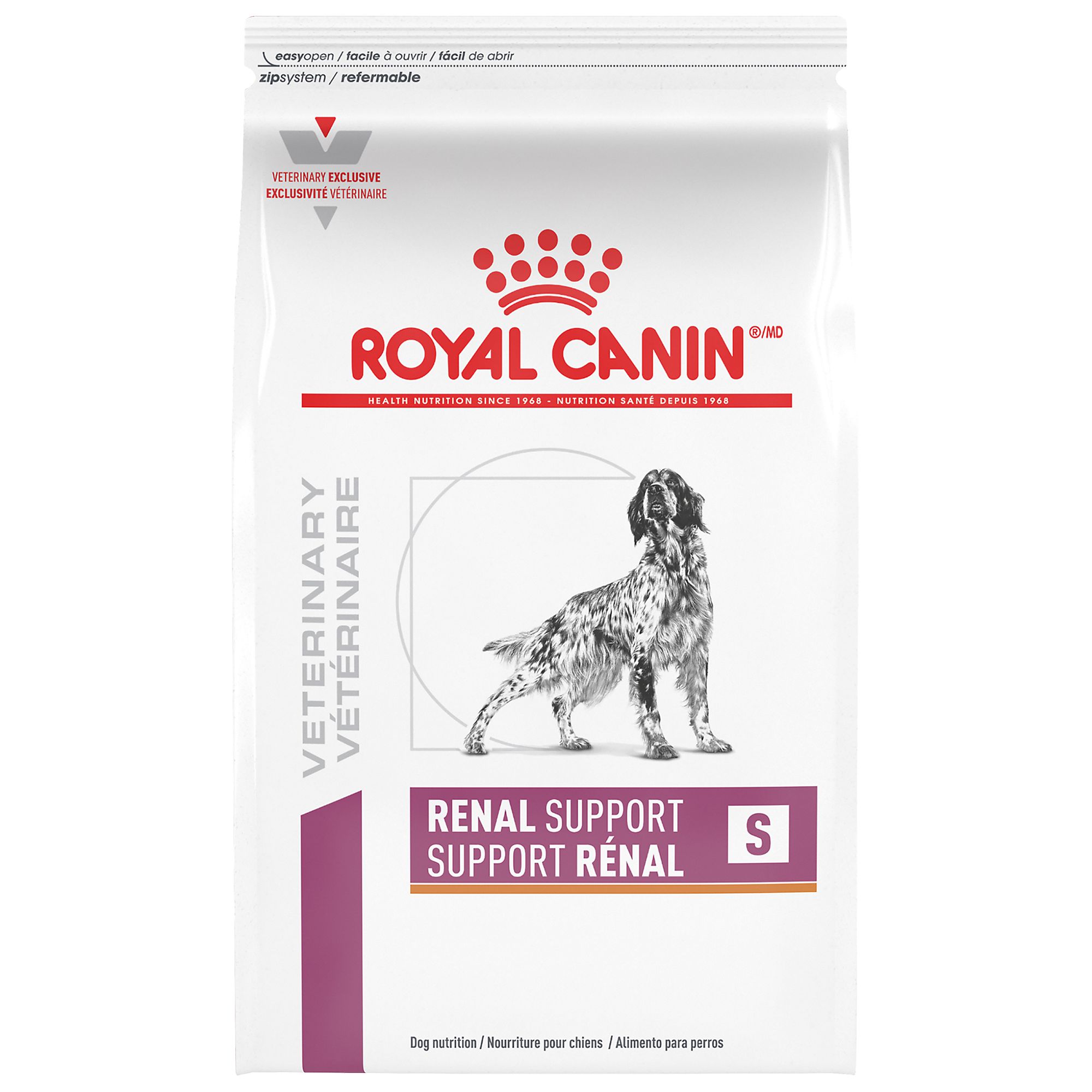 Royal Canin Veterinary Diet Canine Renal Support S Adult Dry Dog Food, Size: 17.6 lb | PetSmart Brown