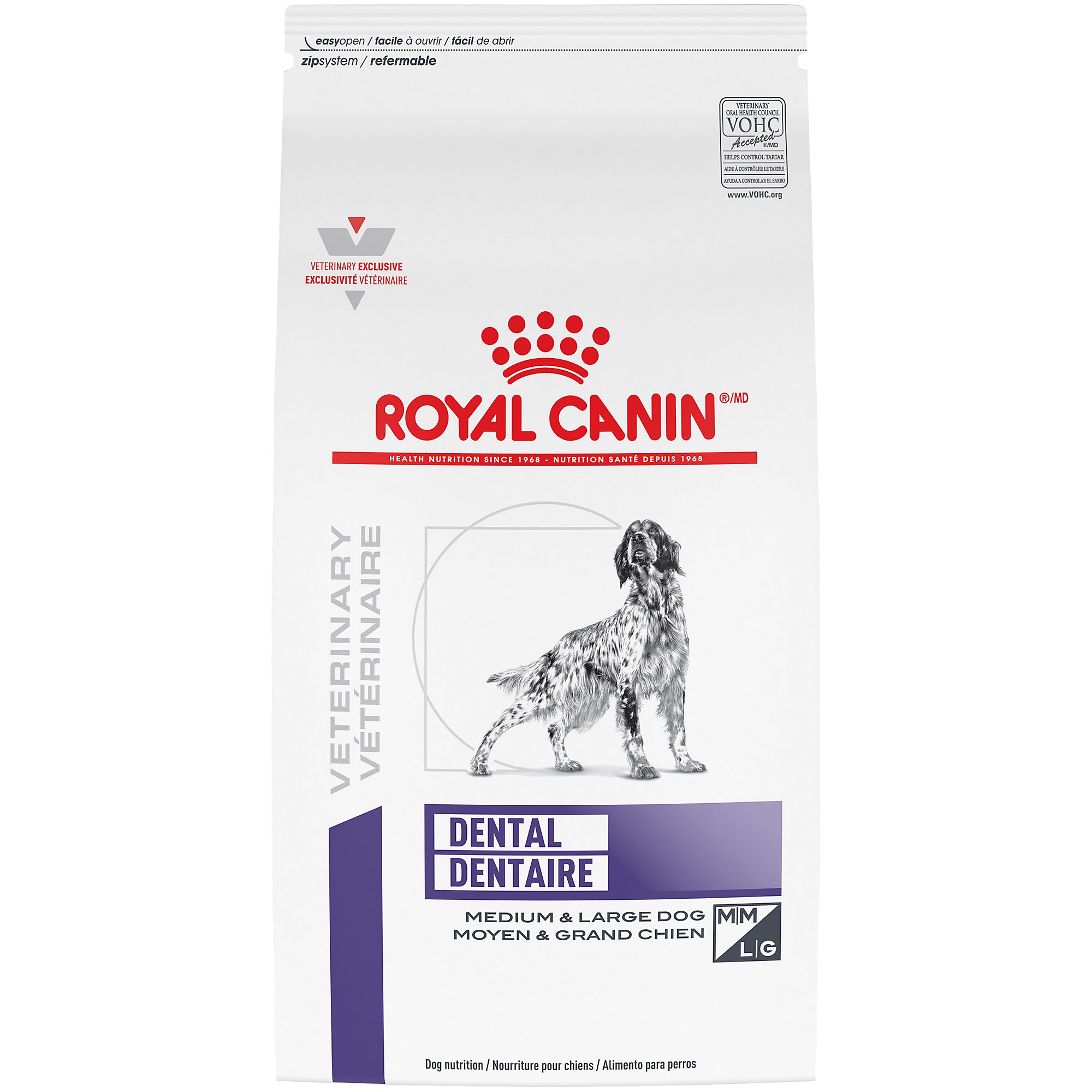 Royal Canin Veterinary Diet Canine Dental Adult Medium and Large Dog Dry Food, Size: 17.6 lb | PetSmart Brown