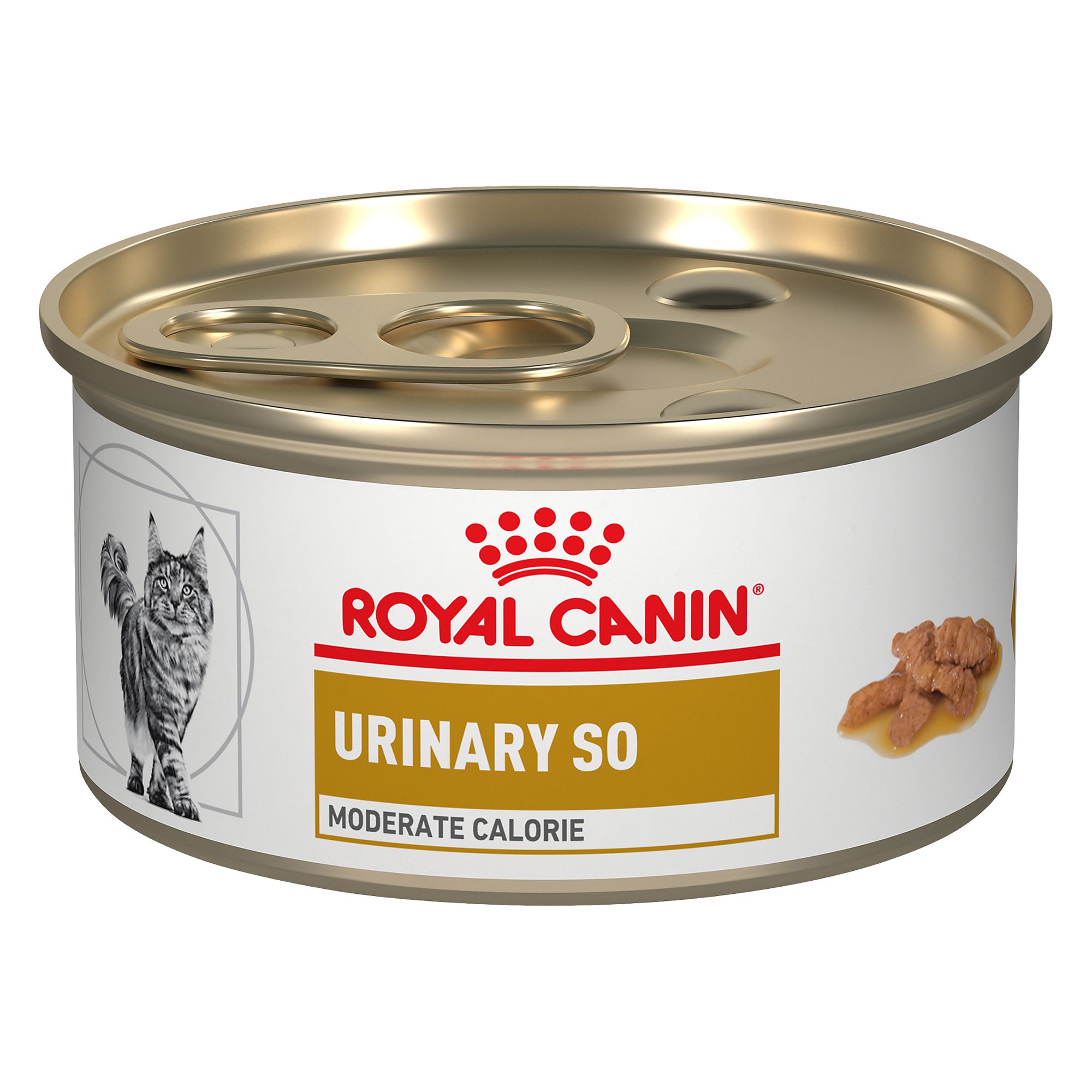 Royal Canin Veterinary Diet Urinary SO Moderate Calorie Adult Cat Wet Food in Gravy  3 oz can | PetSmart