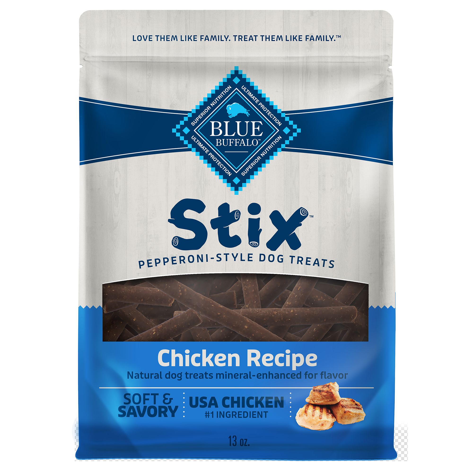 Blue Buffalo All Life Stages Treat Dog Treats - Natural, Chicken, Size: 13 oz | PetSmart