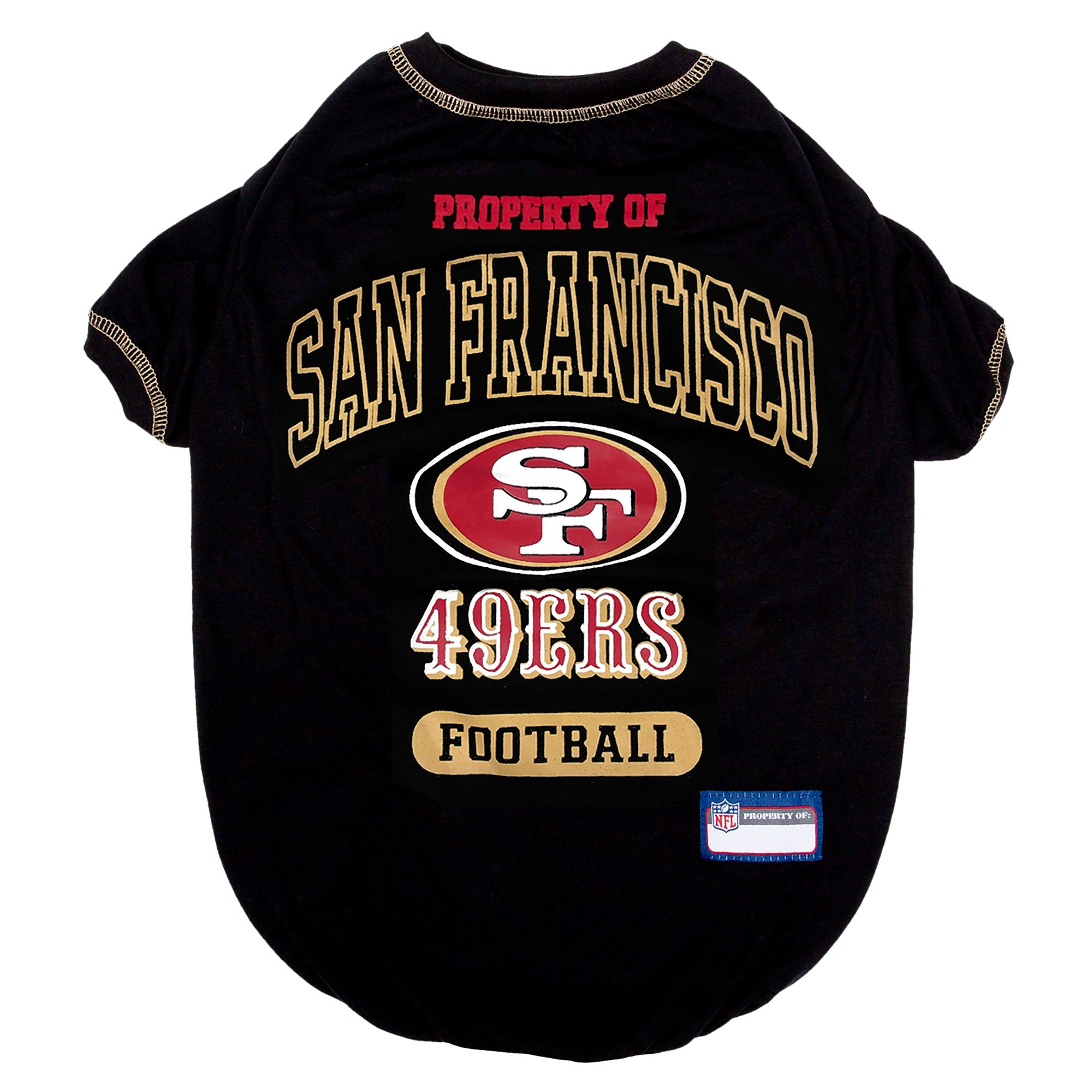 Pets First San Francisco 49Ers Nfl Team T-Shirt, Size: Small | PetSmart