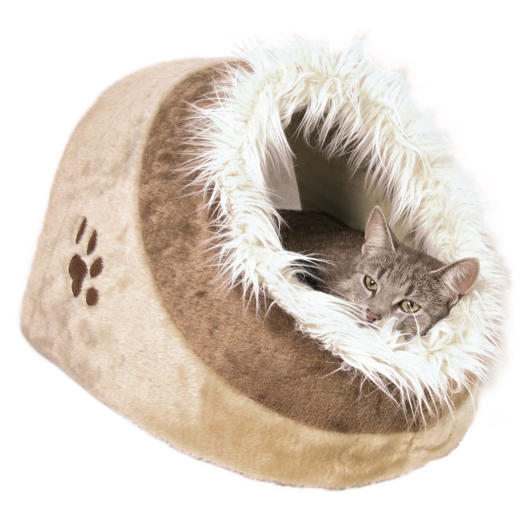 TRIXIE Minou Cuddly Condo Pet Bed | Polyester/Nylon PetSmart