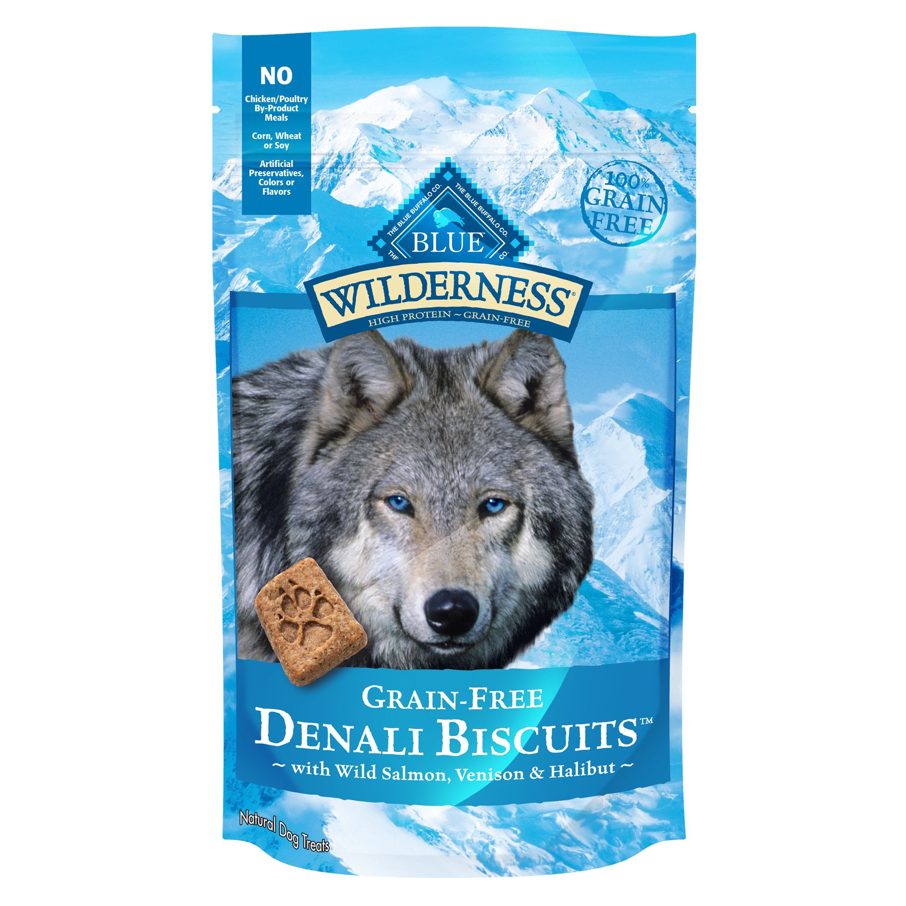 Blue Wilderness&reg; Denali Biscuits Dog Treat - Grain Free