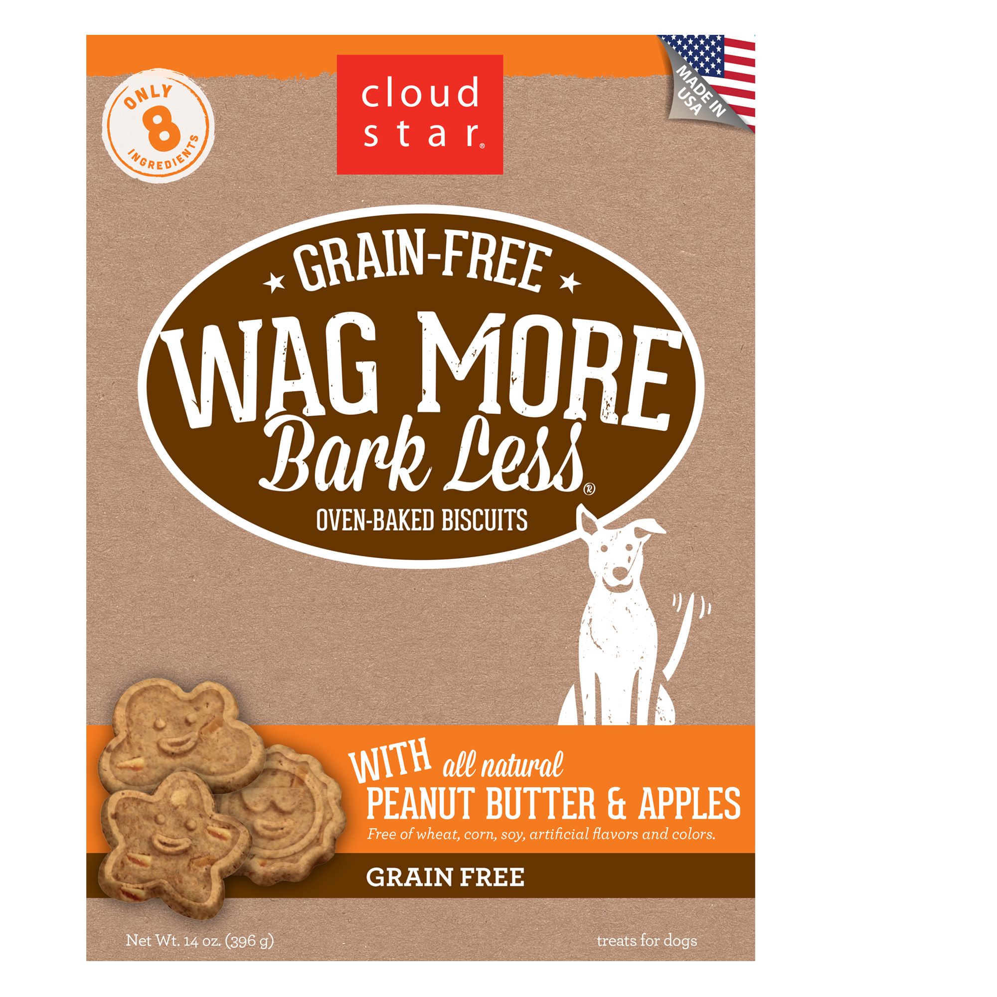 Cloud Star &reg; Wag More Bark Less&reg; Dog Treat - Natural