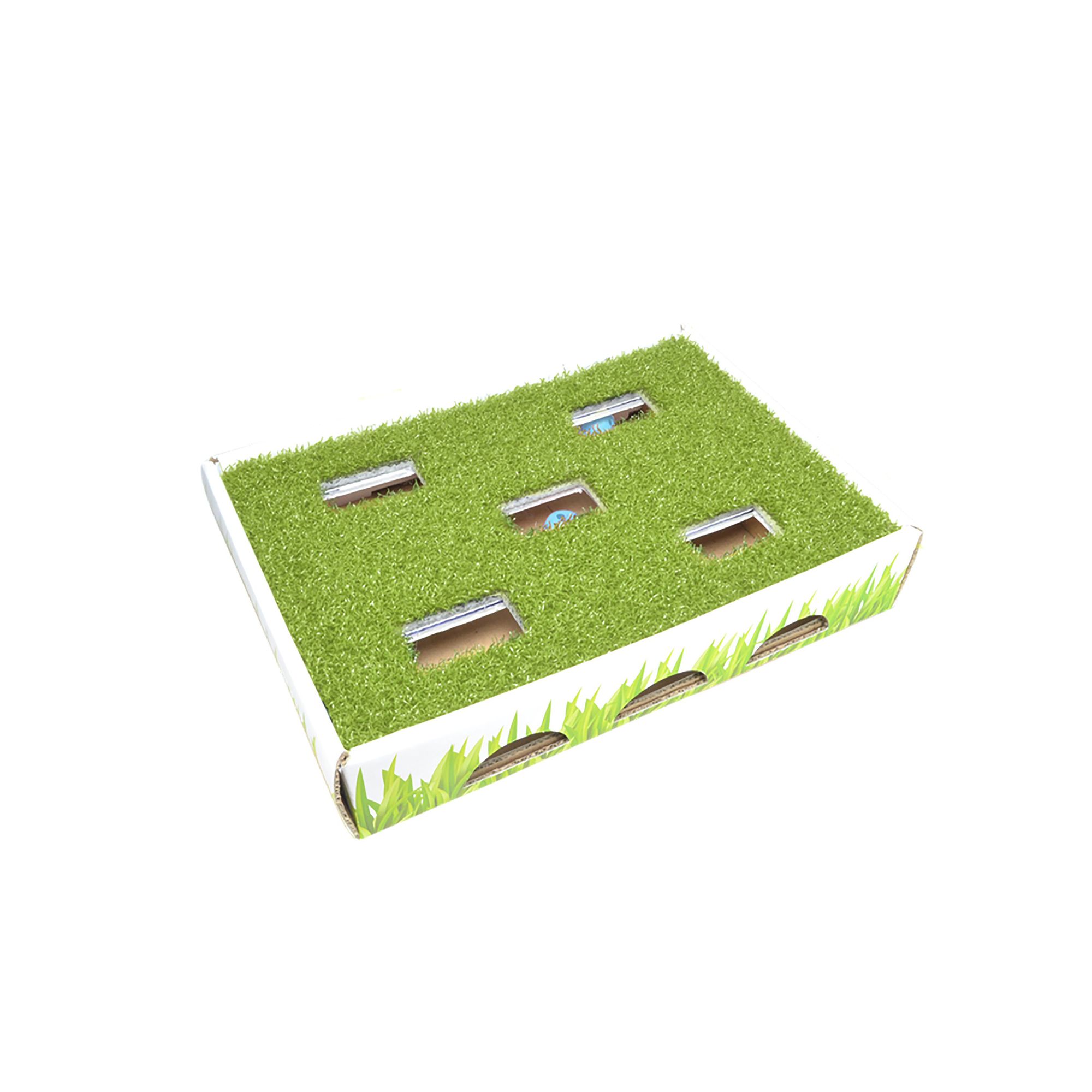 Petstages&reg; Grass Patch Hunting Box Cat Toy